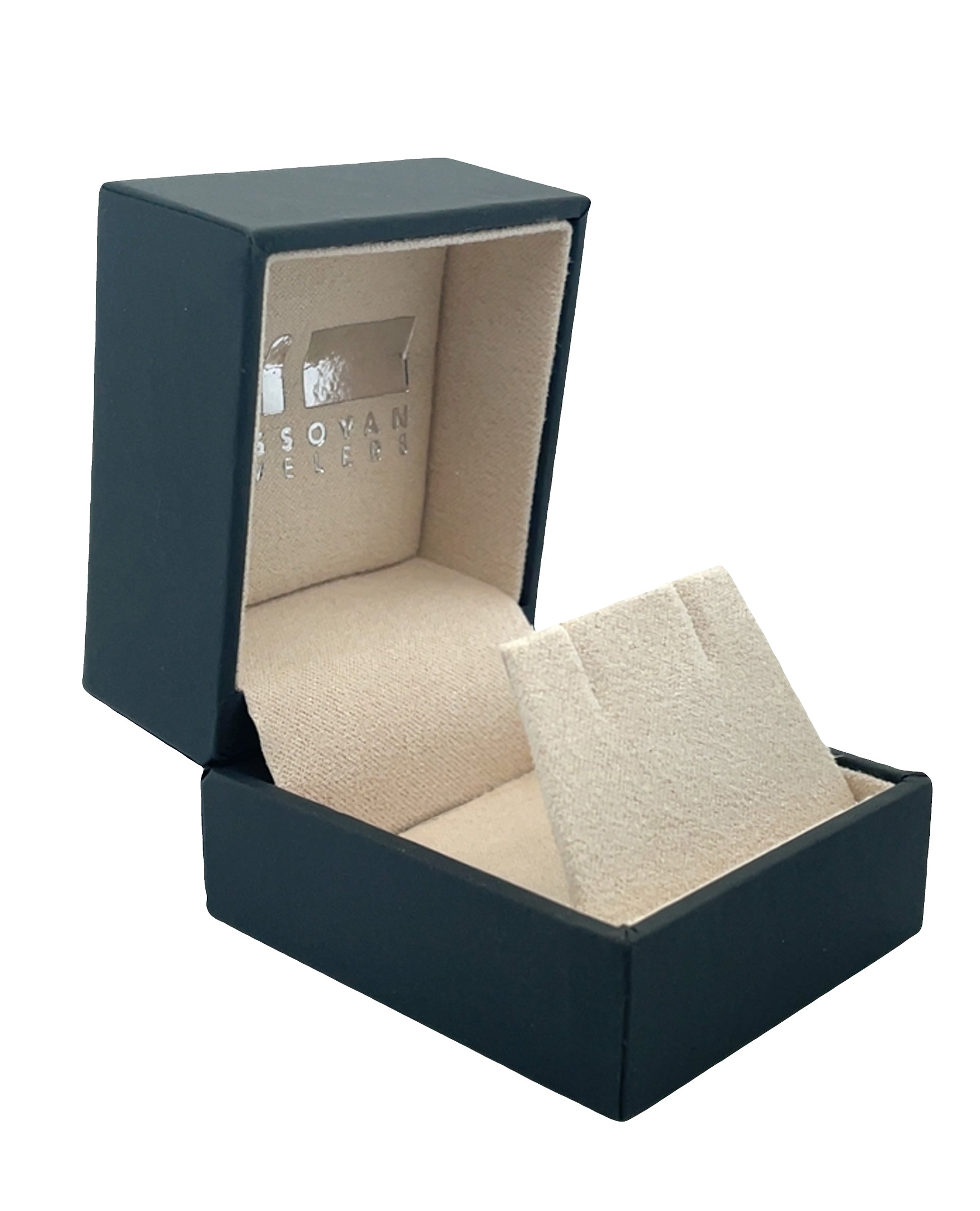 14K White Gold Lab Grown Diamond Earrings - 2.00 Carats