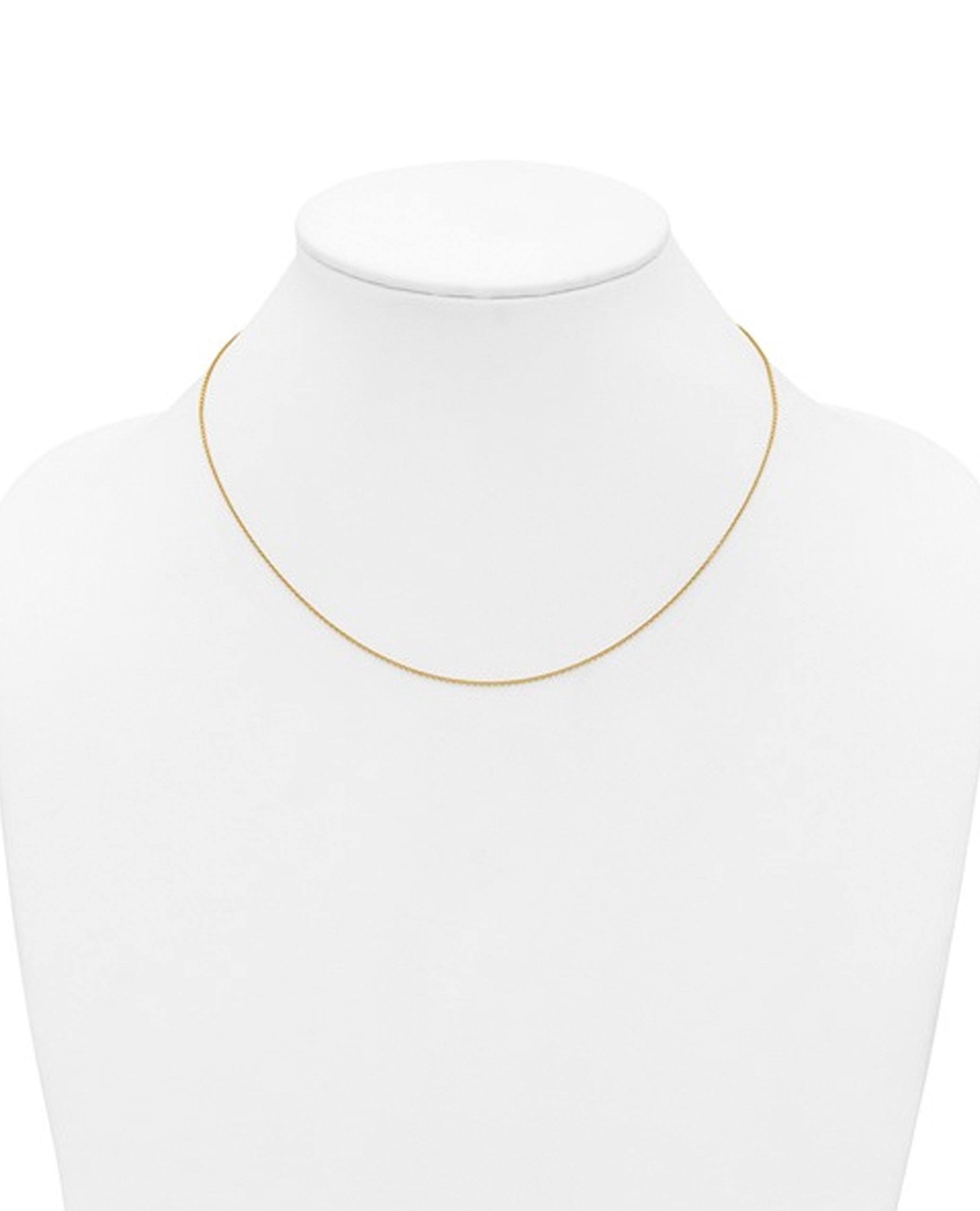 14K Gold Filled 1.20mm Adjustable Cable 22in Chain