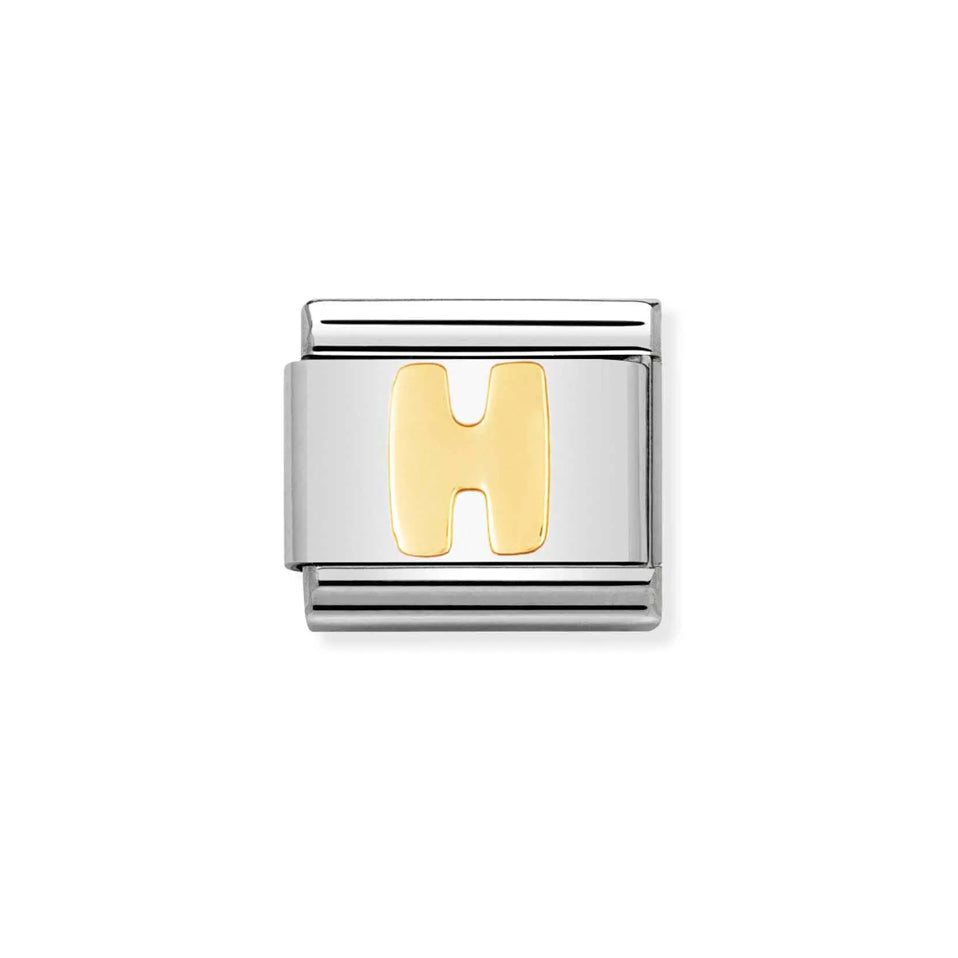 Nomination Composable 030101/08 Letter H Classic Letters