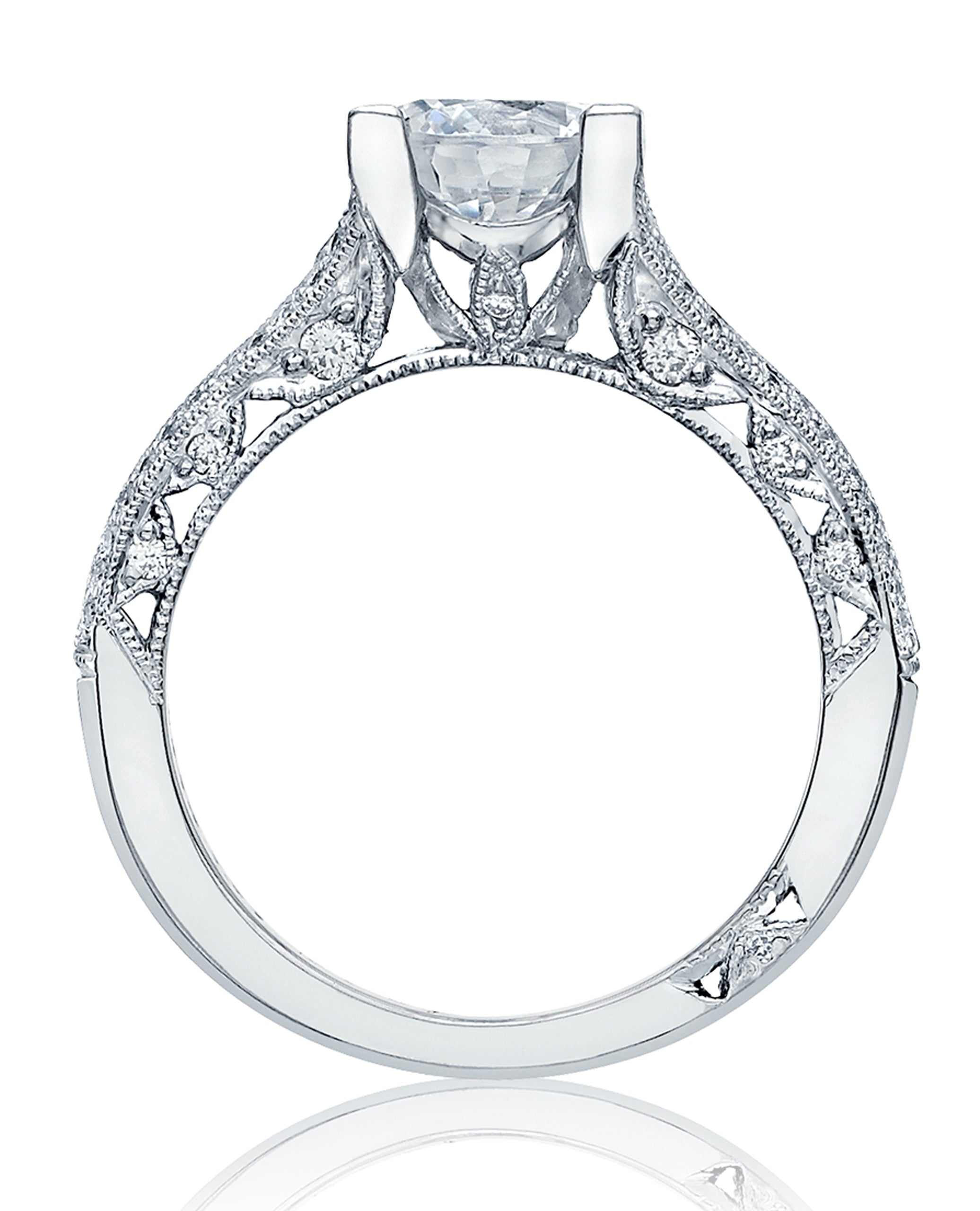 Tacori HT2513 RD6.51/2W Classic Crescent Engagement Ring Setting