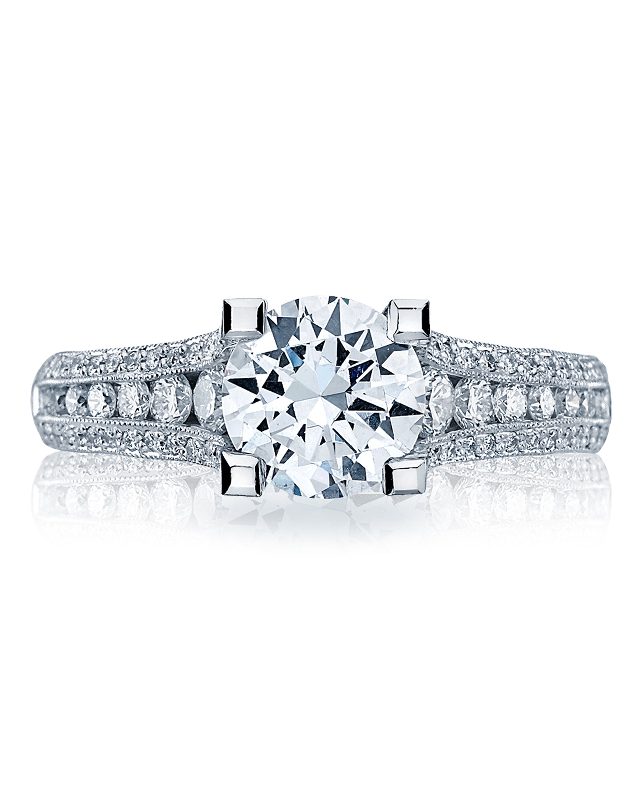 Tacori HT2513 RD6.51/2W Classic Crescent Engagement Ring Setting