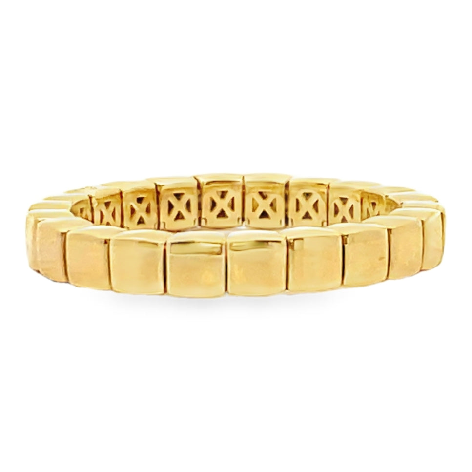 18K Yellow Gold Diamond Expansion Ring 0.35 Carats