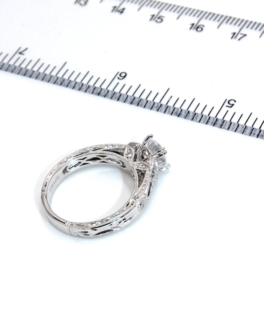 Kirk Kara K1120SDC-R Dahlia Engagement Ring