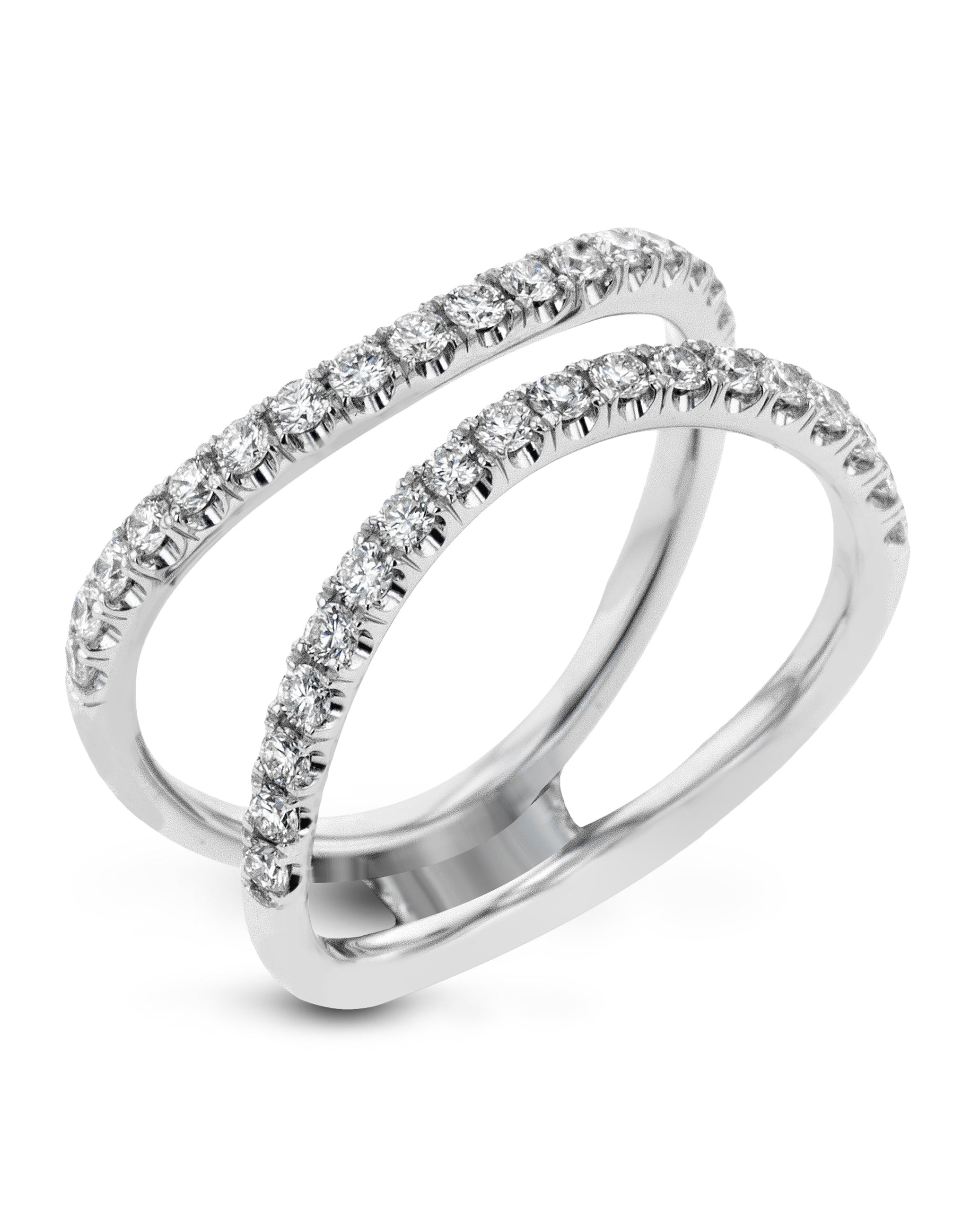 Simon G. LR1083 Ring Enhancer in 18K White Gold