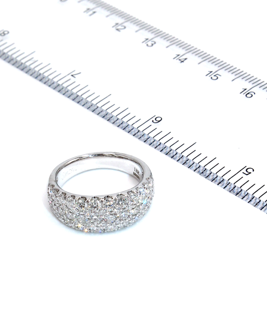 Simon G. LR1174 Pave Set Diamond Band Ring