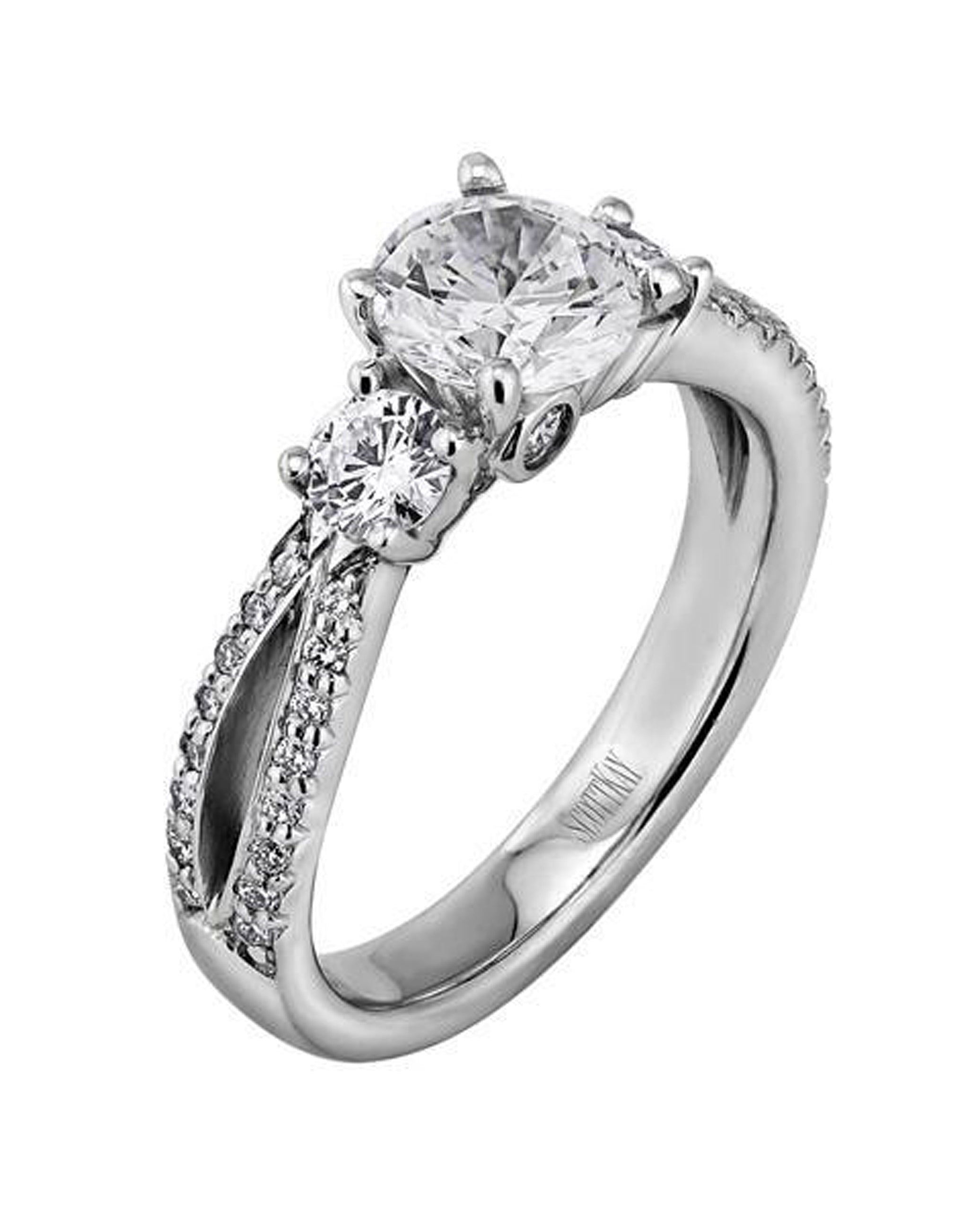 Scott Kay M1106RDPP Bow Engagement Ring