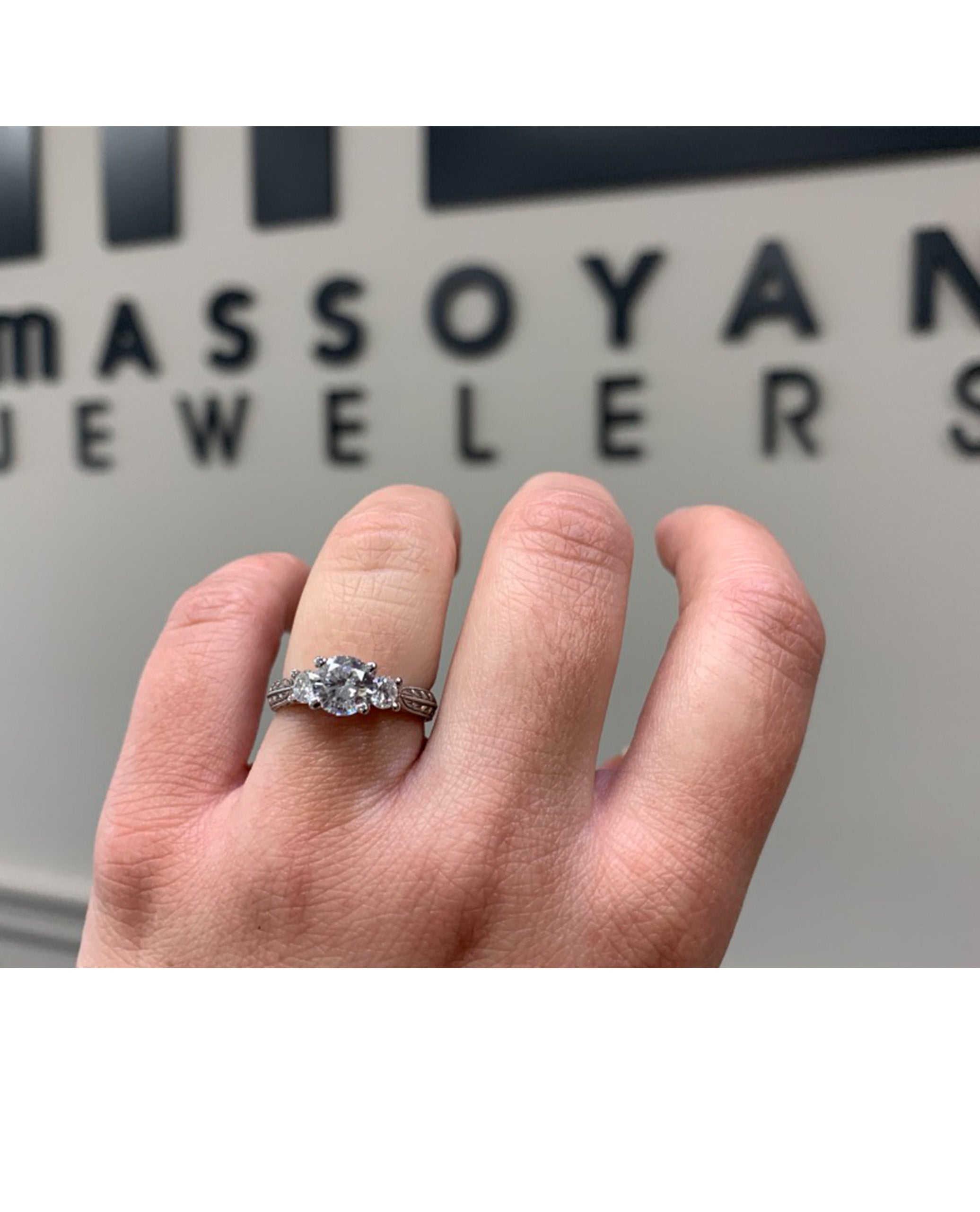 Scott Kay Vintage Crown Engagement Ring M1129