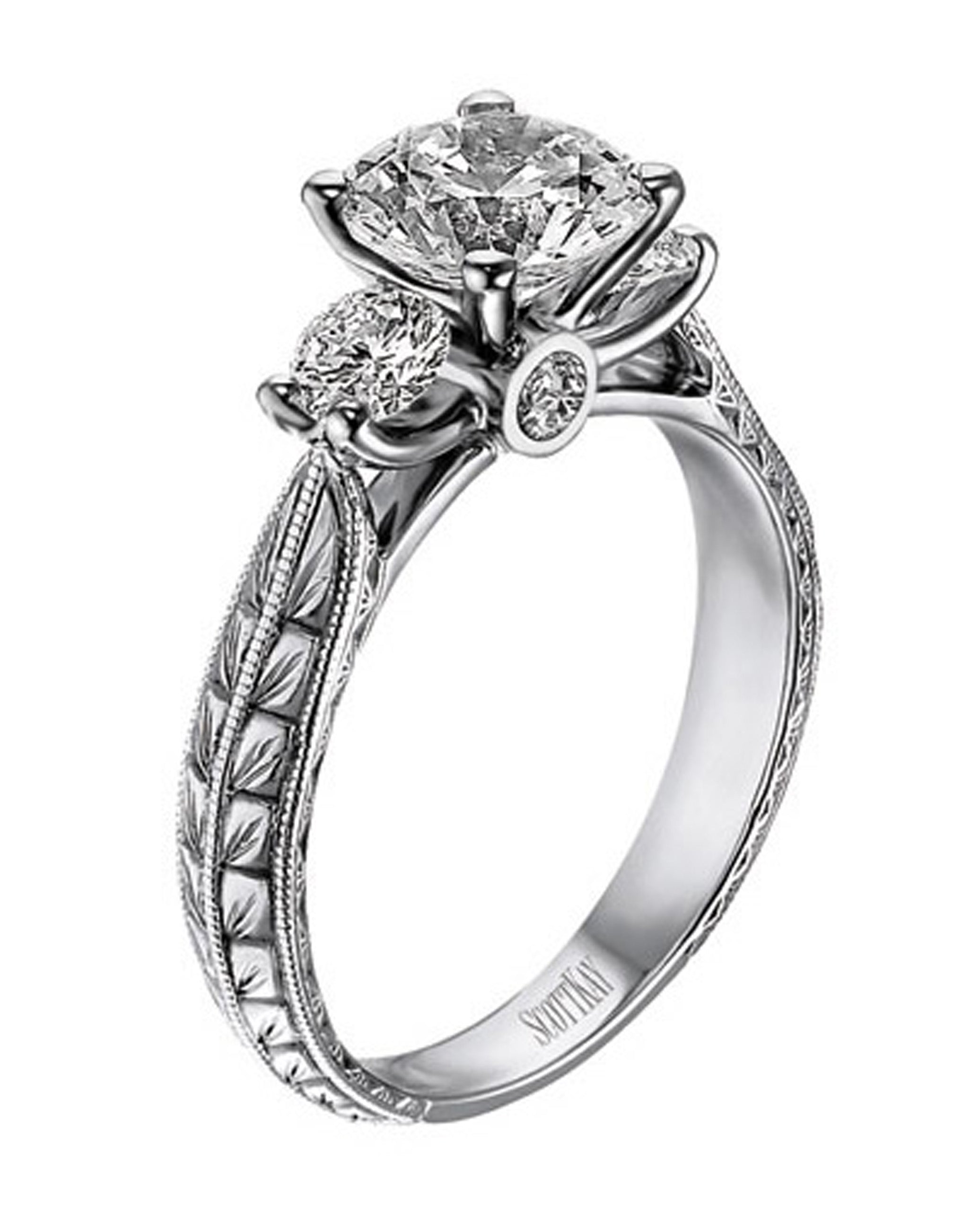 Scott Kay Vintage Crown Engagement Ring M1129