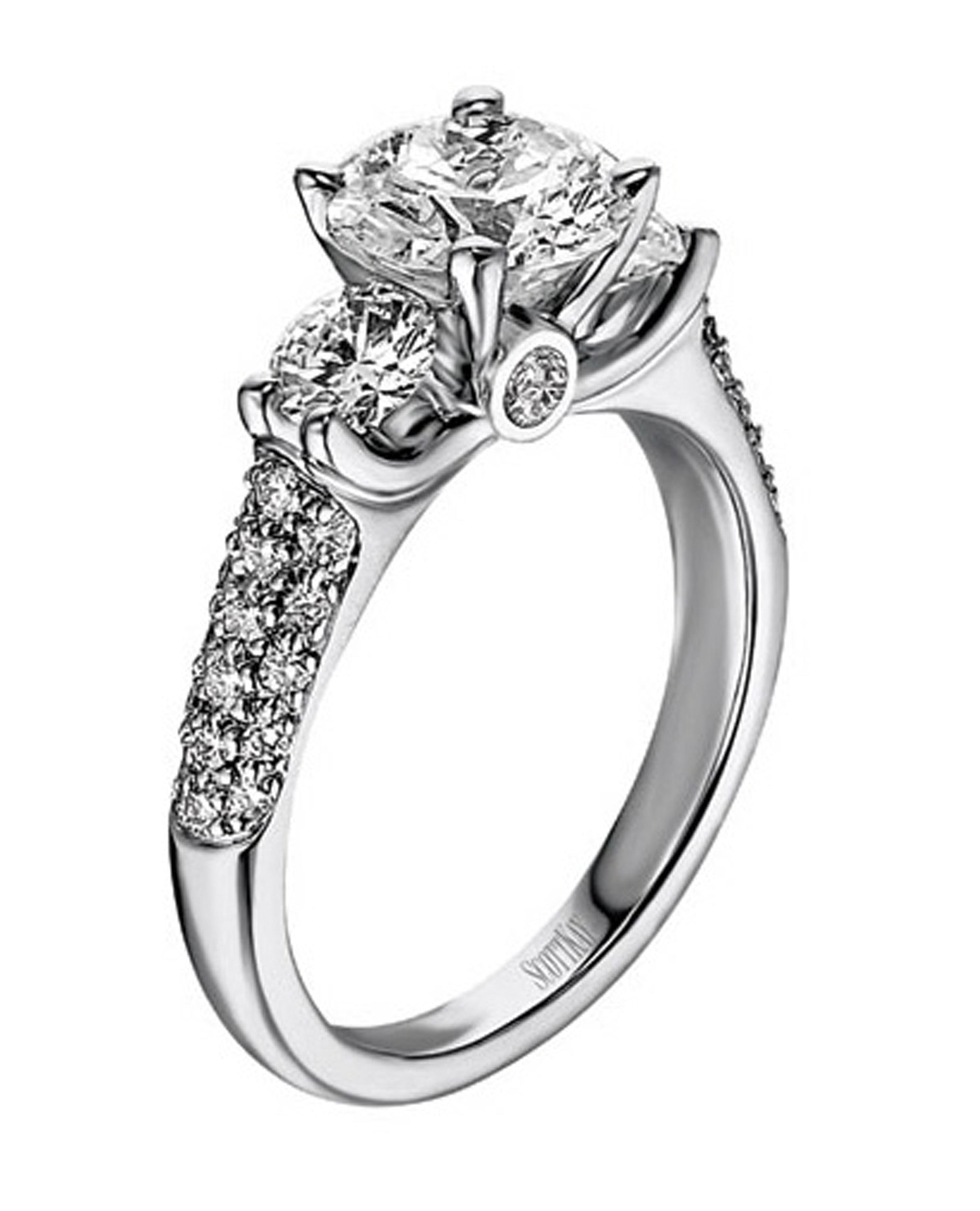 Scott Kay Crown Pave Engagement Ring M1165