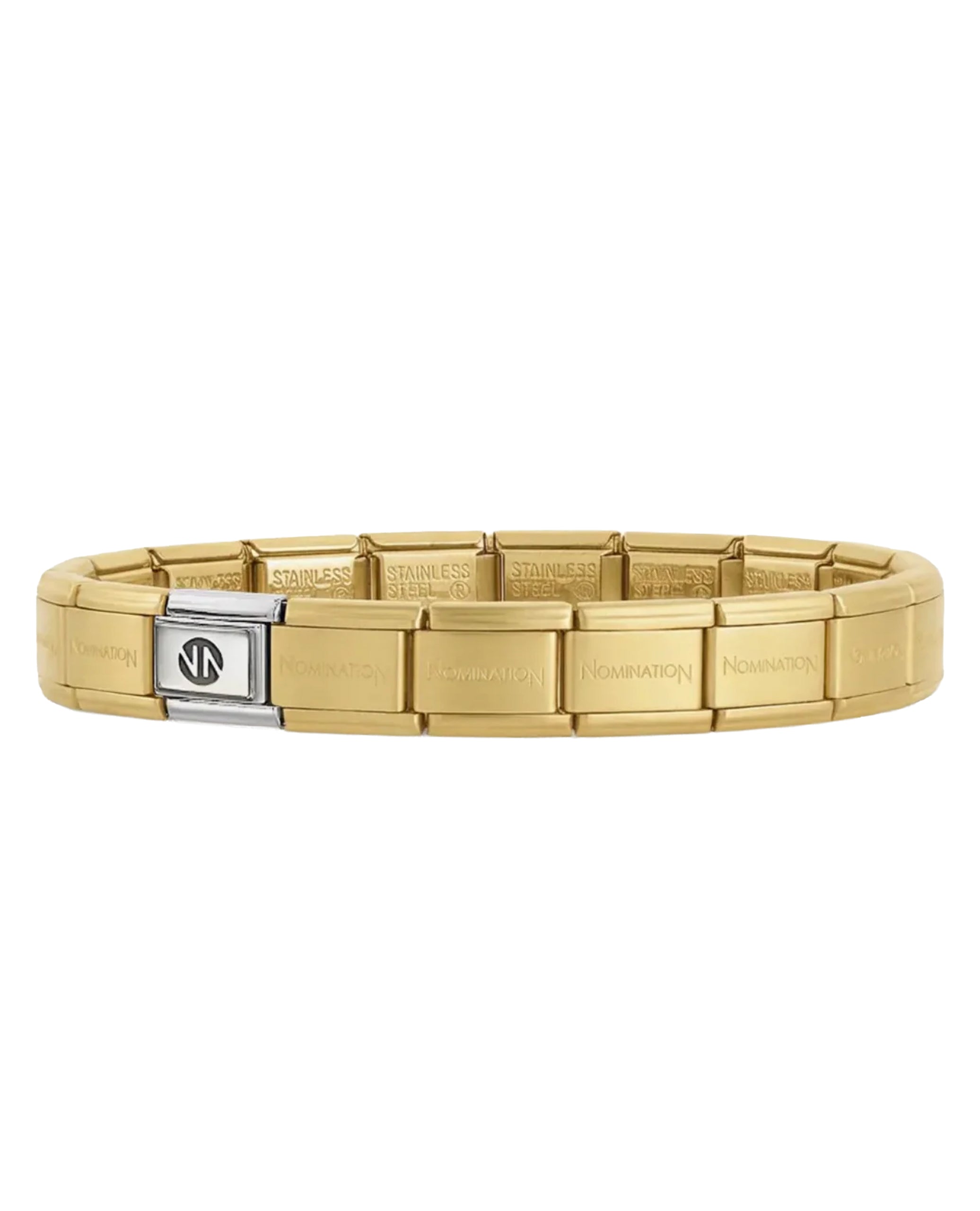 Nomination Composable 030001/SI/065 Classic Band in Stainless Steel Branded - Matte Gold Color