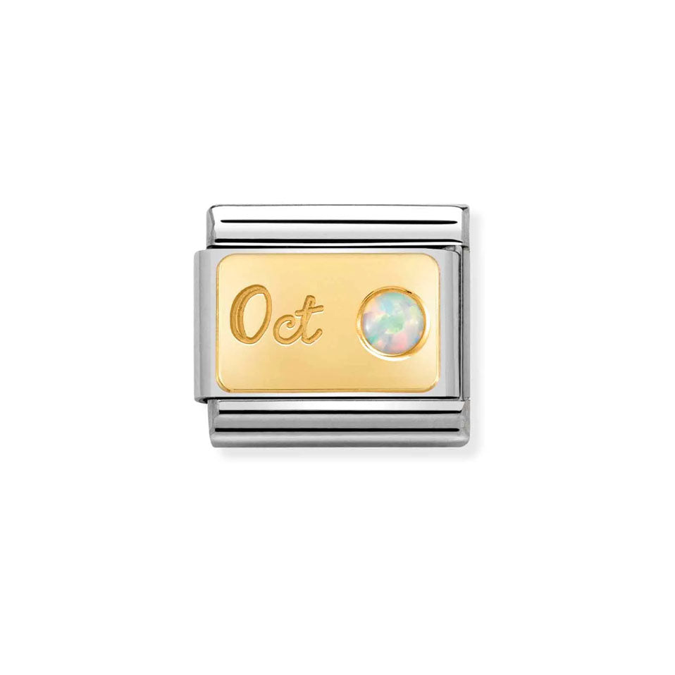 Nomination Composable 031519/10 Month Stone October Opal