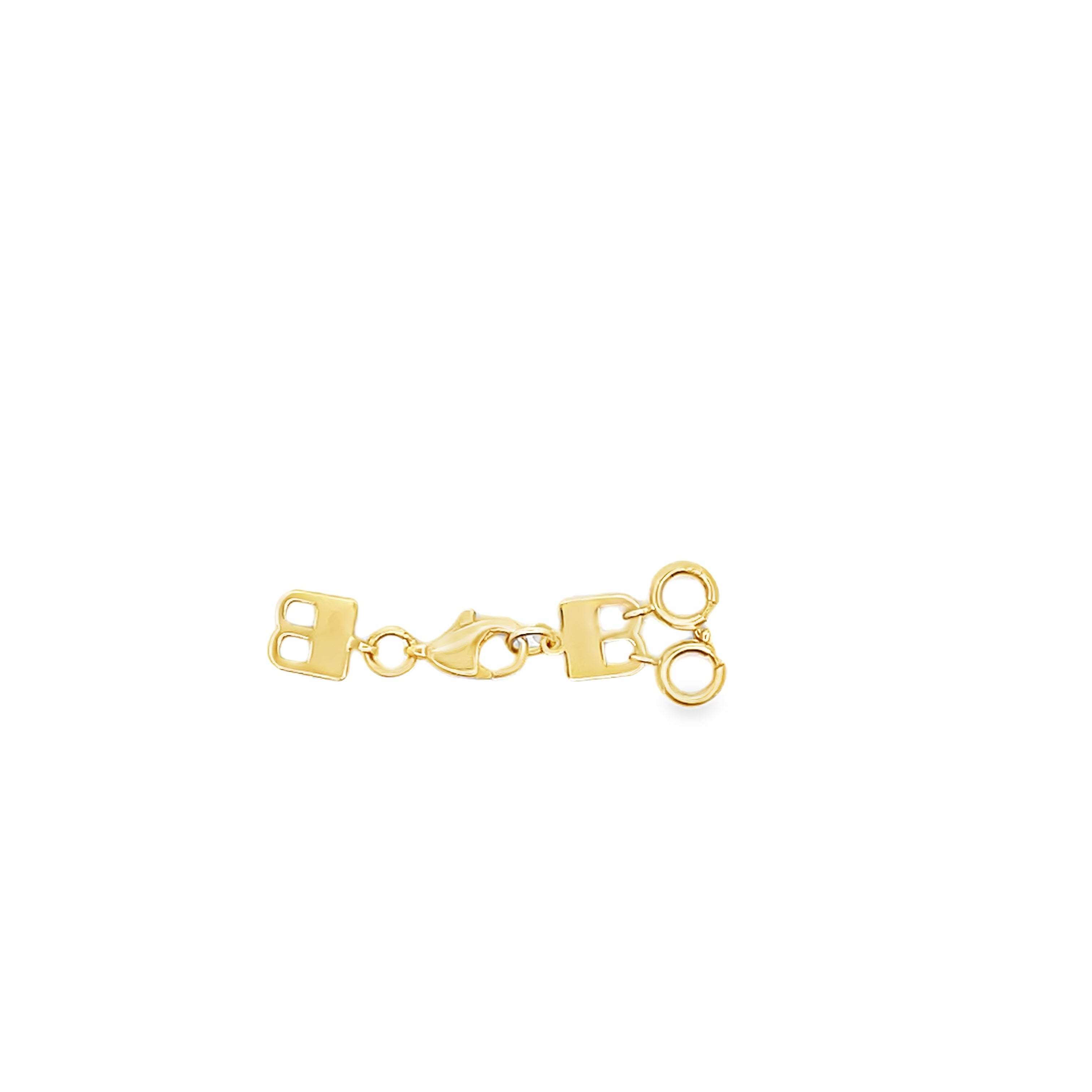 14K Yellow Gold Double Clasp