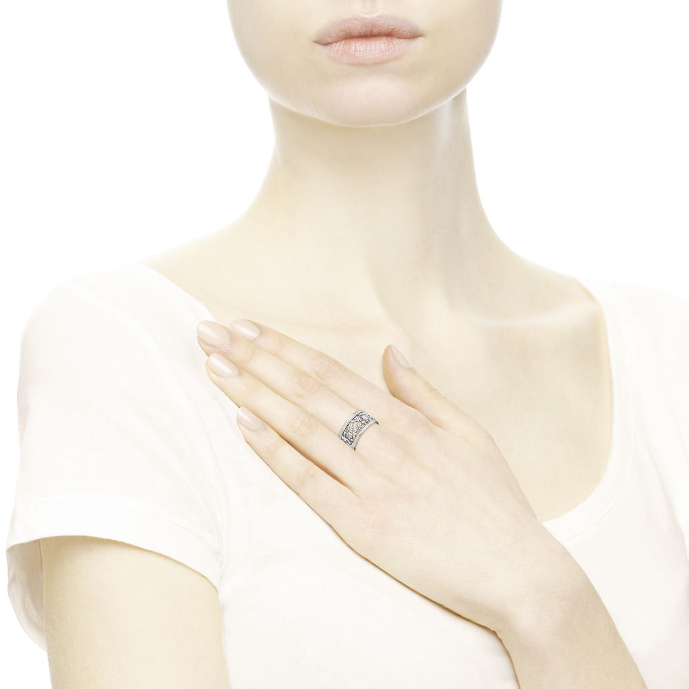 Pandora 190991ACZ Size 7 Ring Forget Me Not