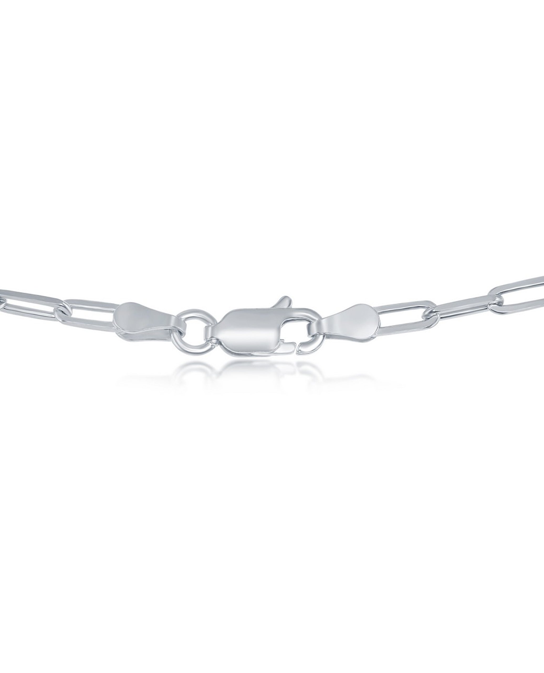 Sterling Silver 2.8mm Paper Clip Chain