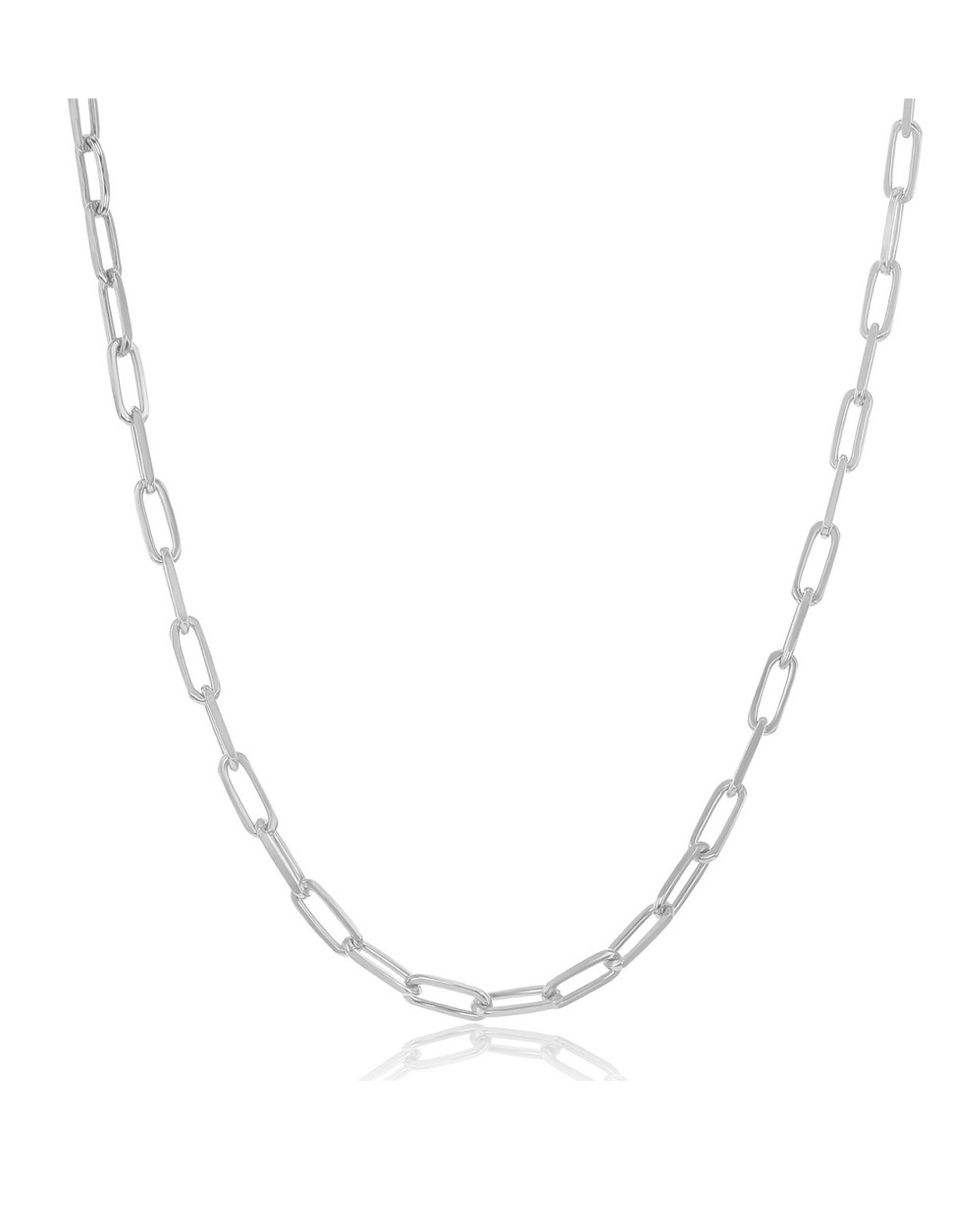 Sterling Silver 2.8mm Paper Clip Chain