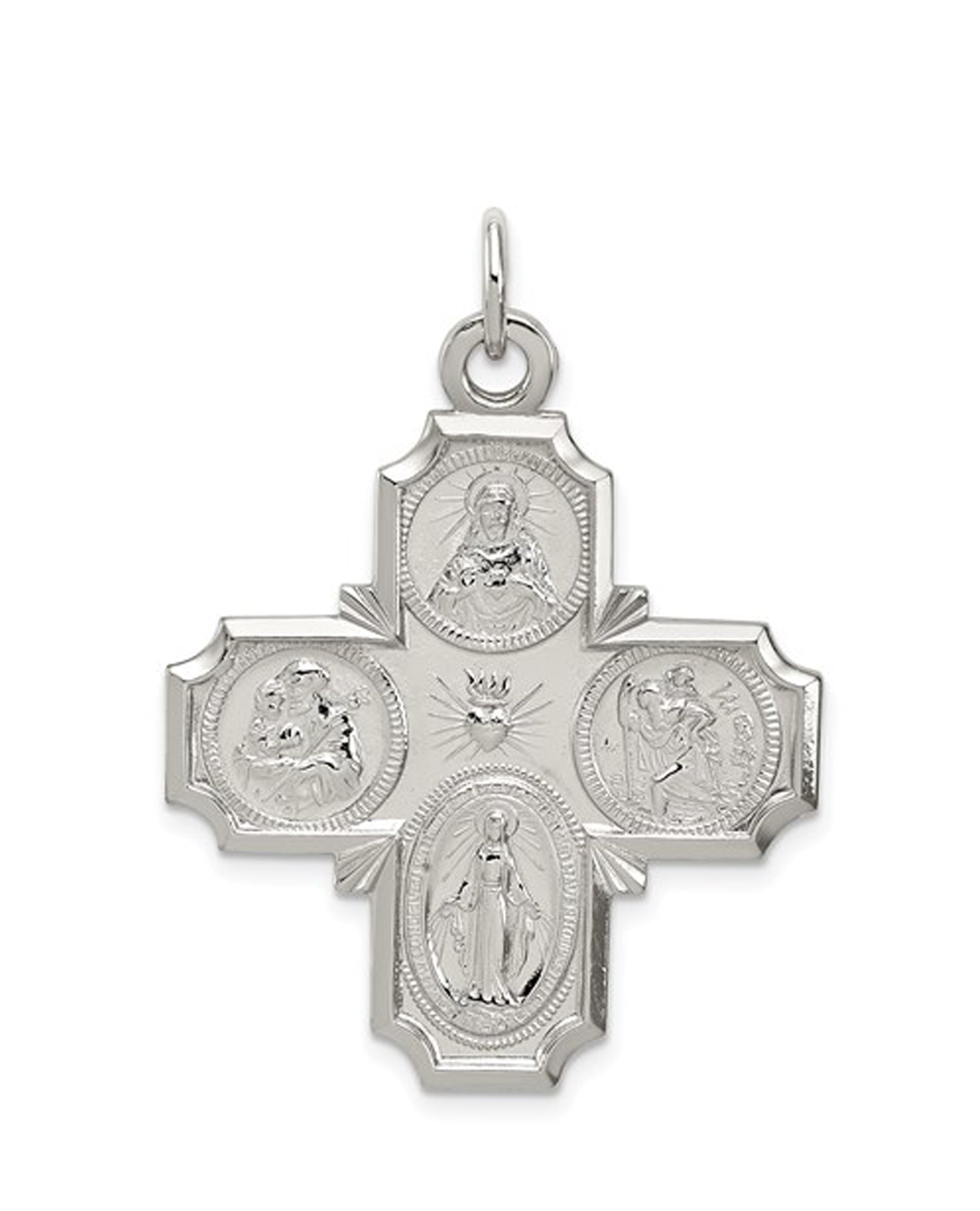 Sterling Silver Four Way Cross
