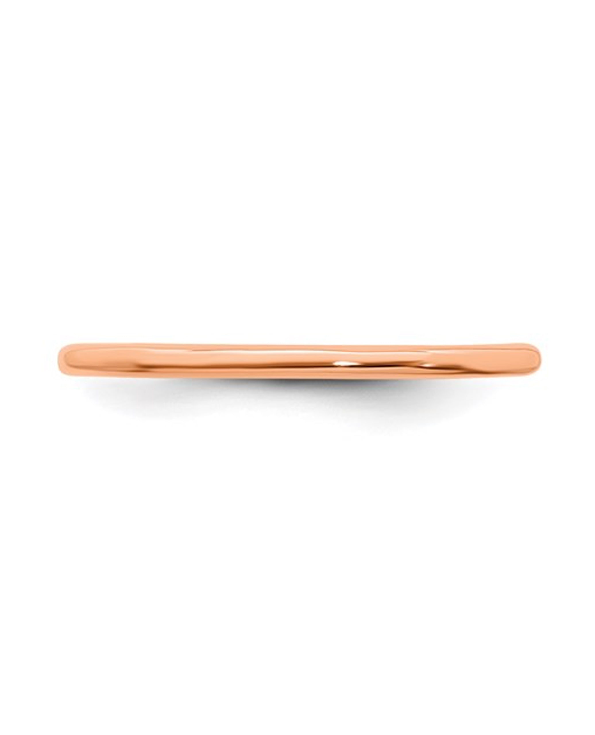Sterling Silver & Pink Gold Plated Band