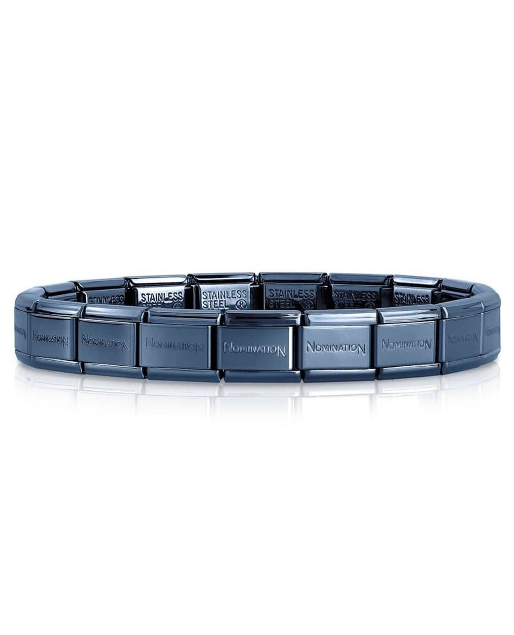 Nomination Composable 030001/SI/016 Classic Colour Band in Stainless Steel Branded - Blue Color