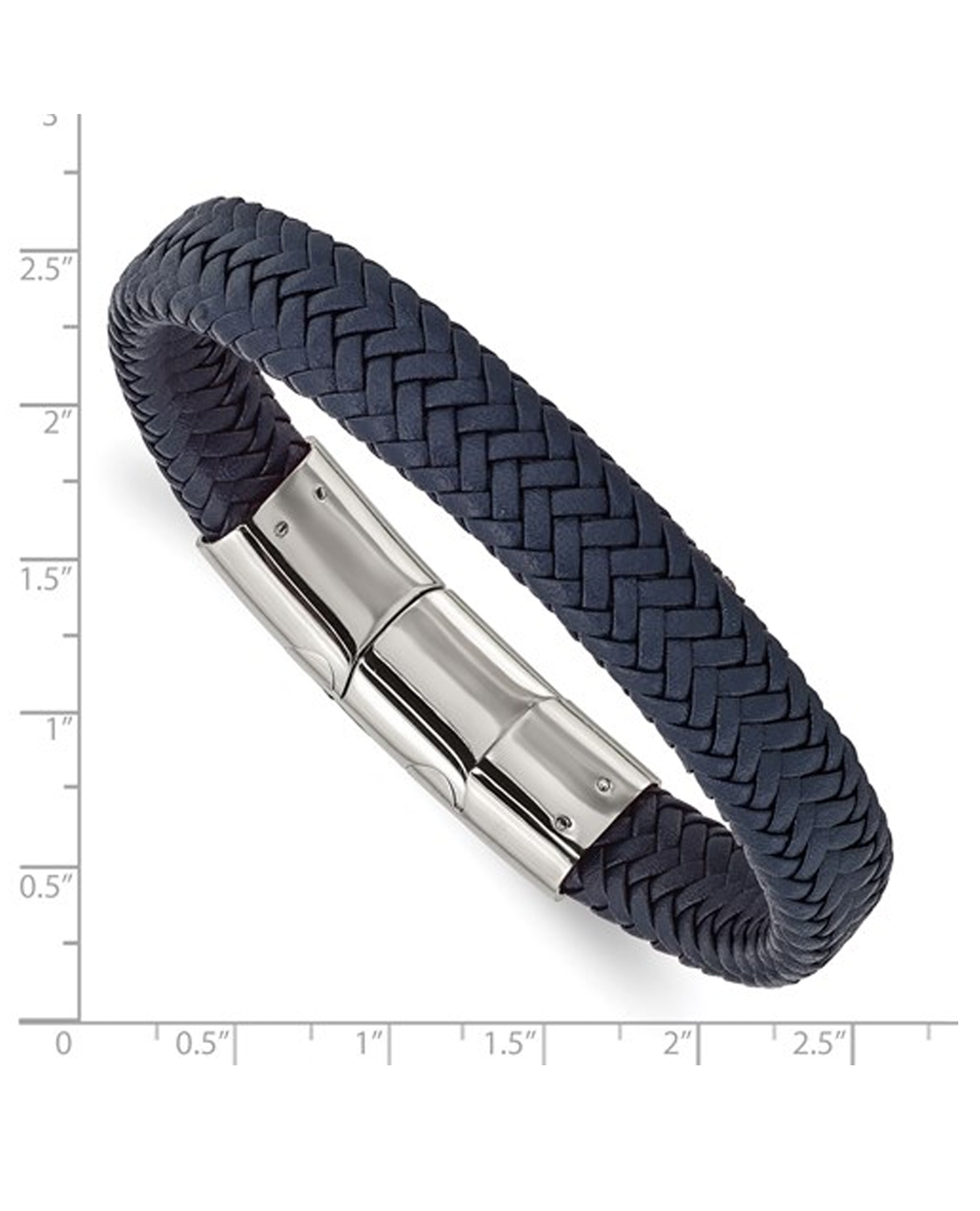 Stainless Steel Navy Blue Bracelet