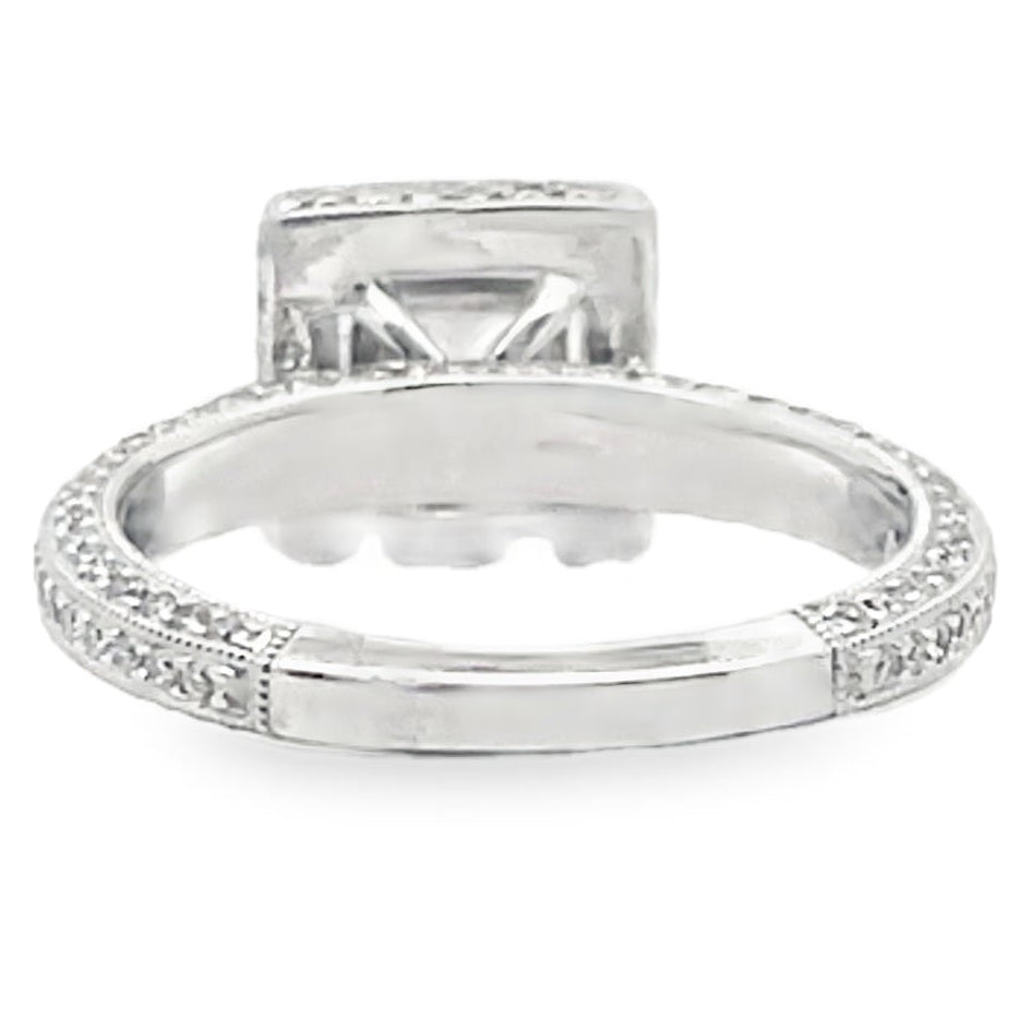 Kirk Kara SS6862-R Carmella 18K White Gold Engagement Ring