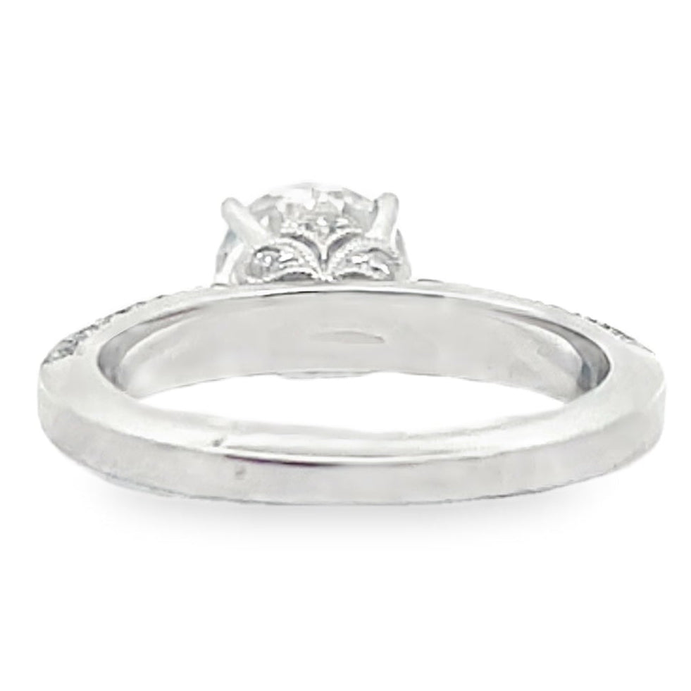Kirk Kara SS6947A-R Carmella 18K White Gold Diamond Engagement Ring