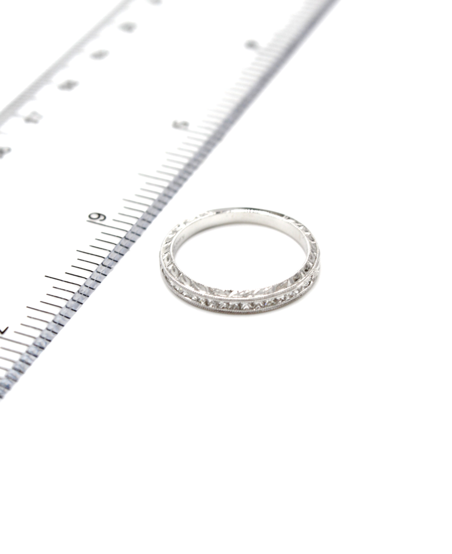 Kirk Kara SS6996-B Carmella Diamond Ring Band 0.31 Carats