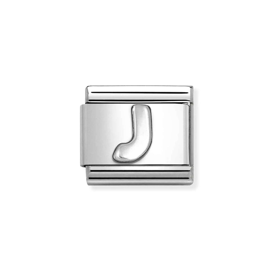 Nomination Composable 330113/10 Silver J Initial