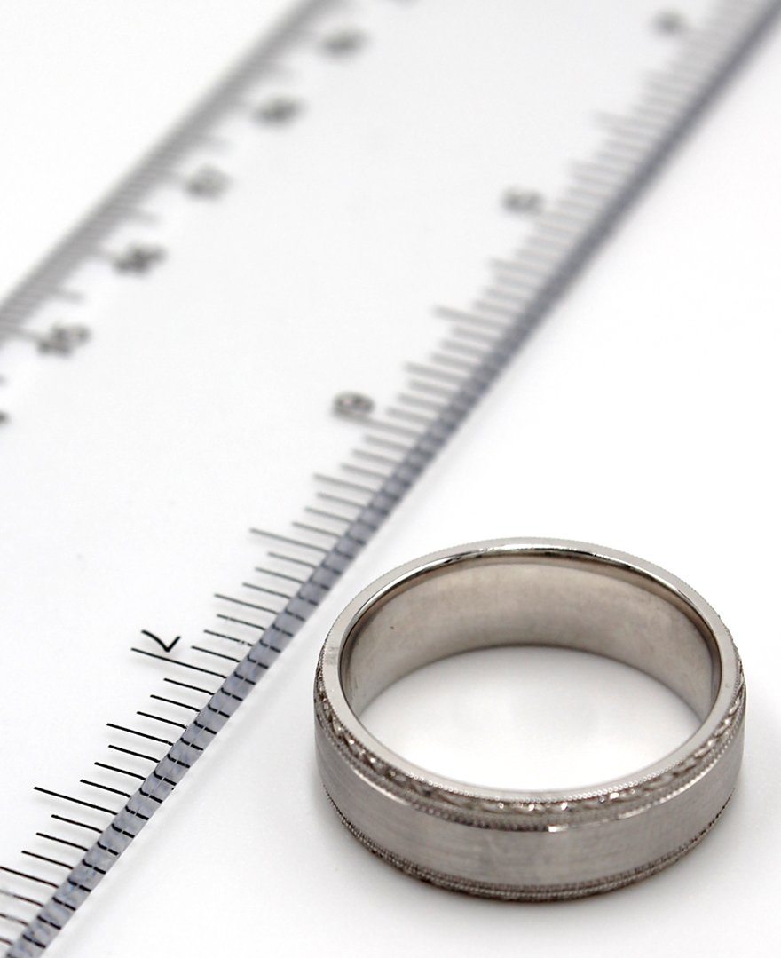 Kirk Kara SS6974M-B Artin 18K White Gold Wedding Band