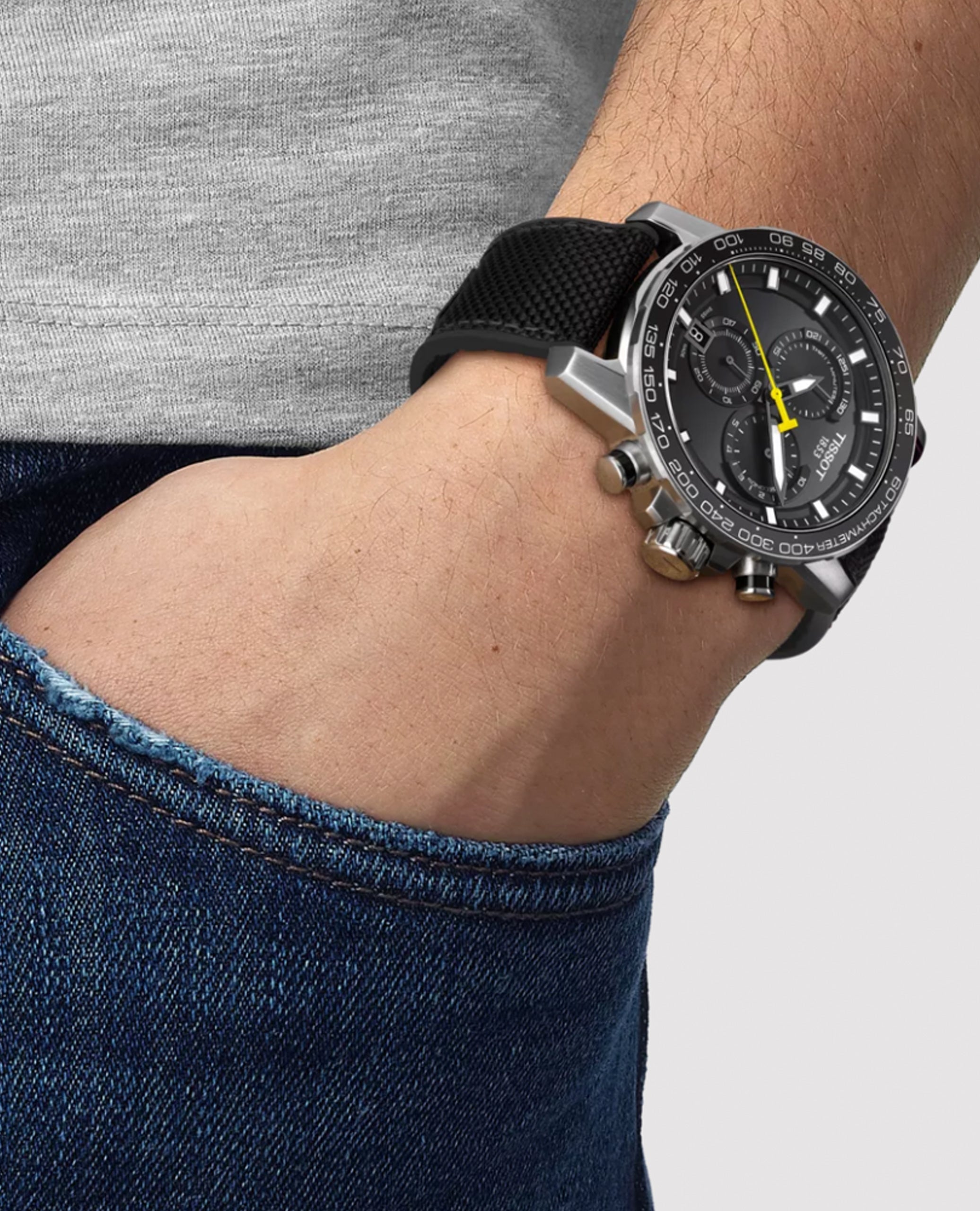 Tissot T125.617.17.051.02 Supersport Chrono 45.5mm Black Watch