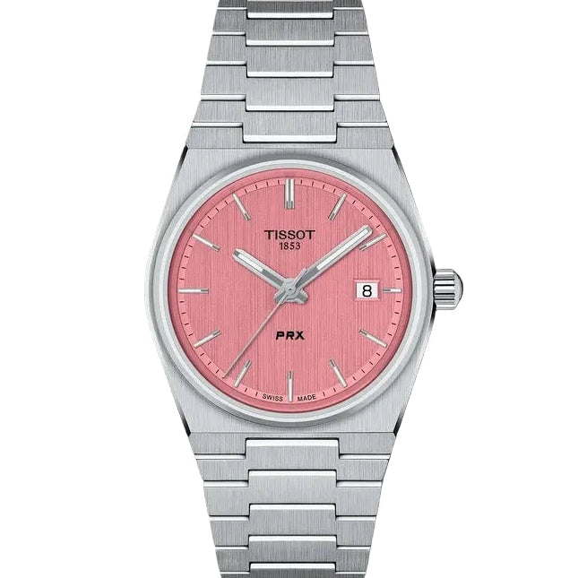 Tissot T137.210.11.331.00 PRX 35mm with Pink Dial and Swiss Quartz Movement