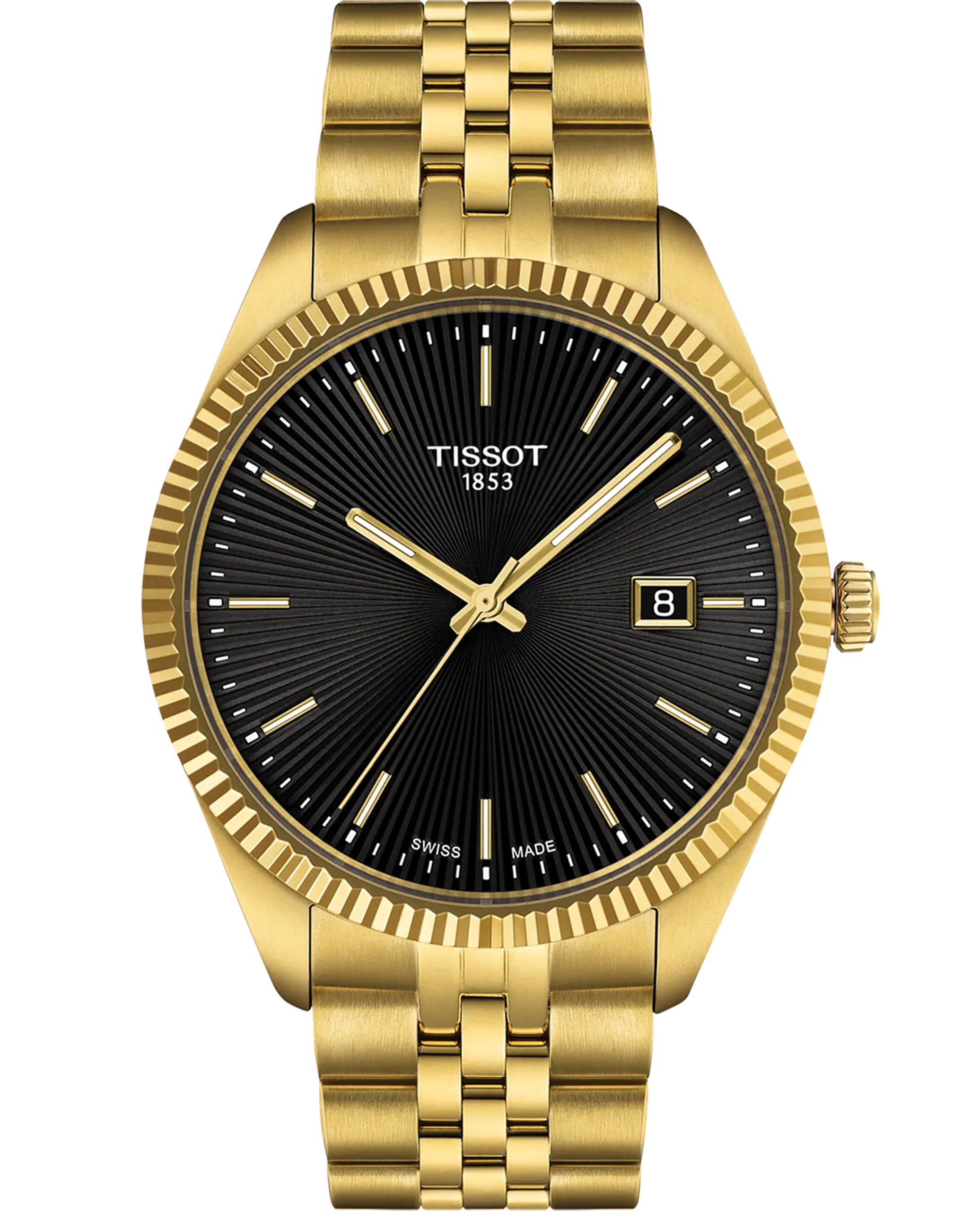 Tissot T156.410.33.051.00 Ballade 40mm Watch with Black Dial and 