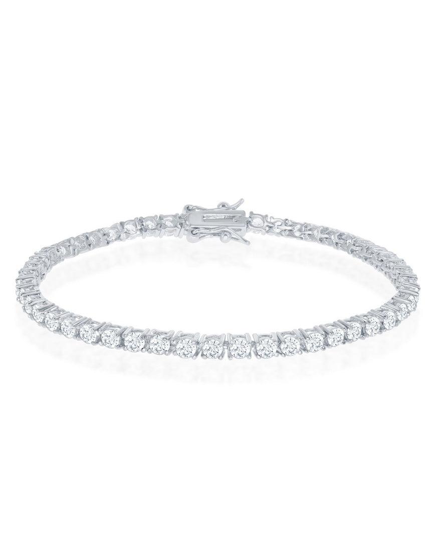 Sterling Silver Tennis Bracelet