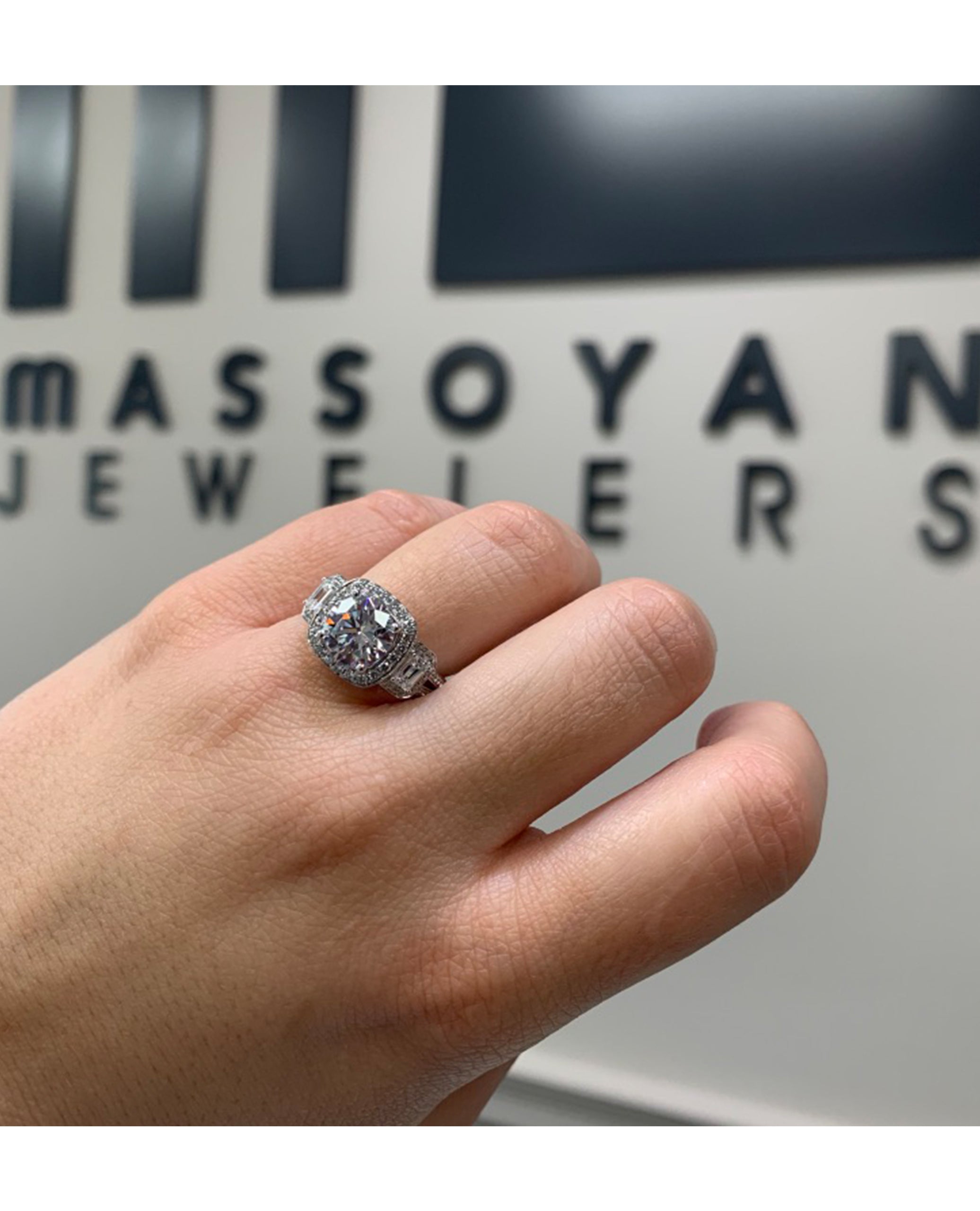 Simon G. TR484 Engagement Ring