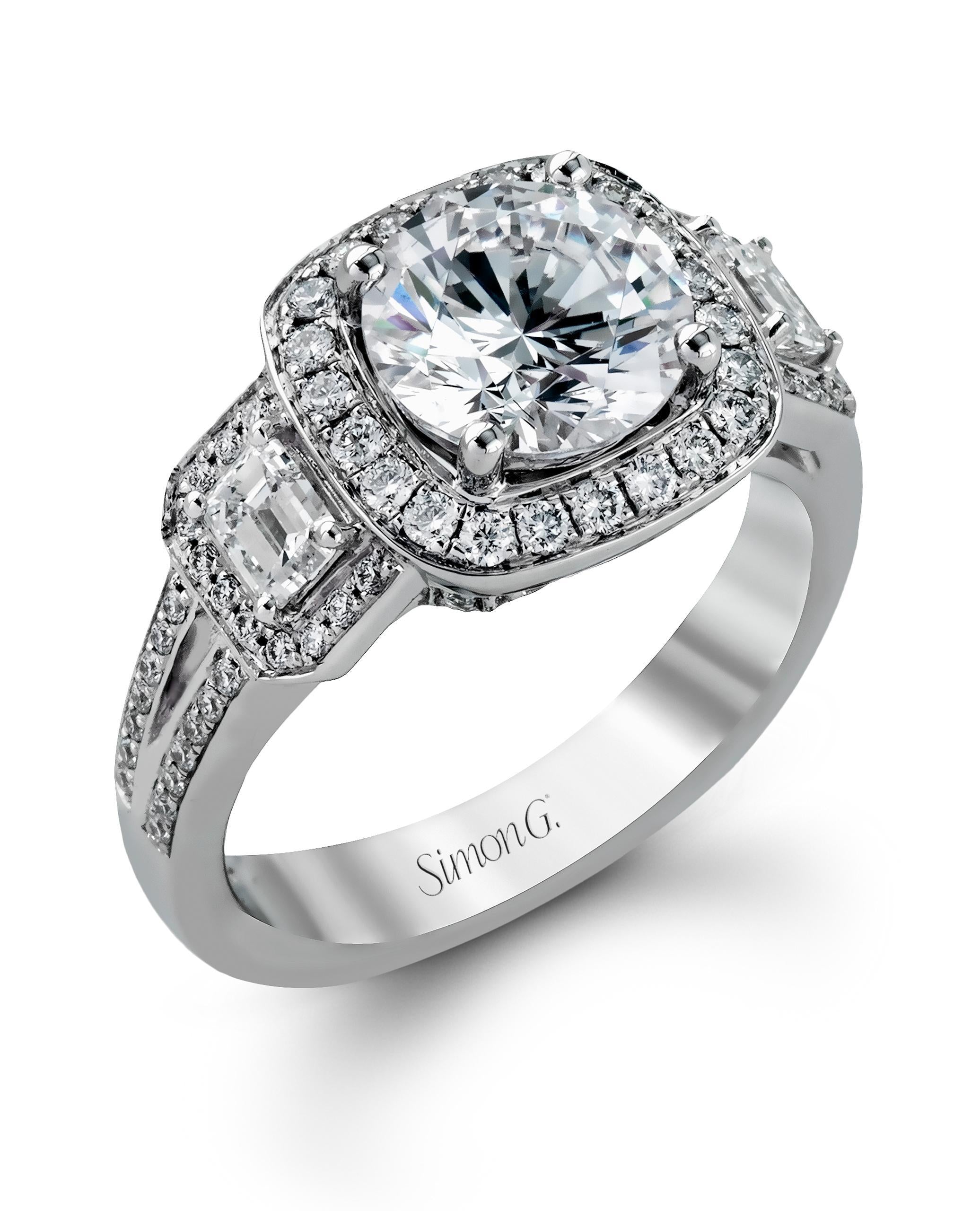 Simon G. TR484 Engagement Ring
