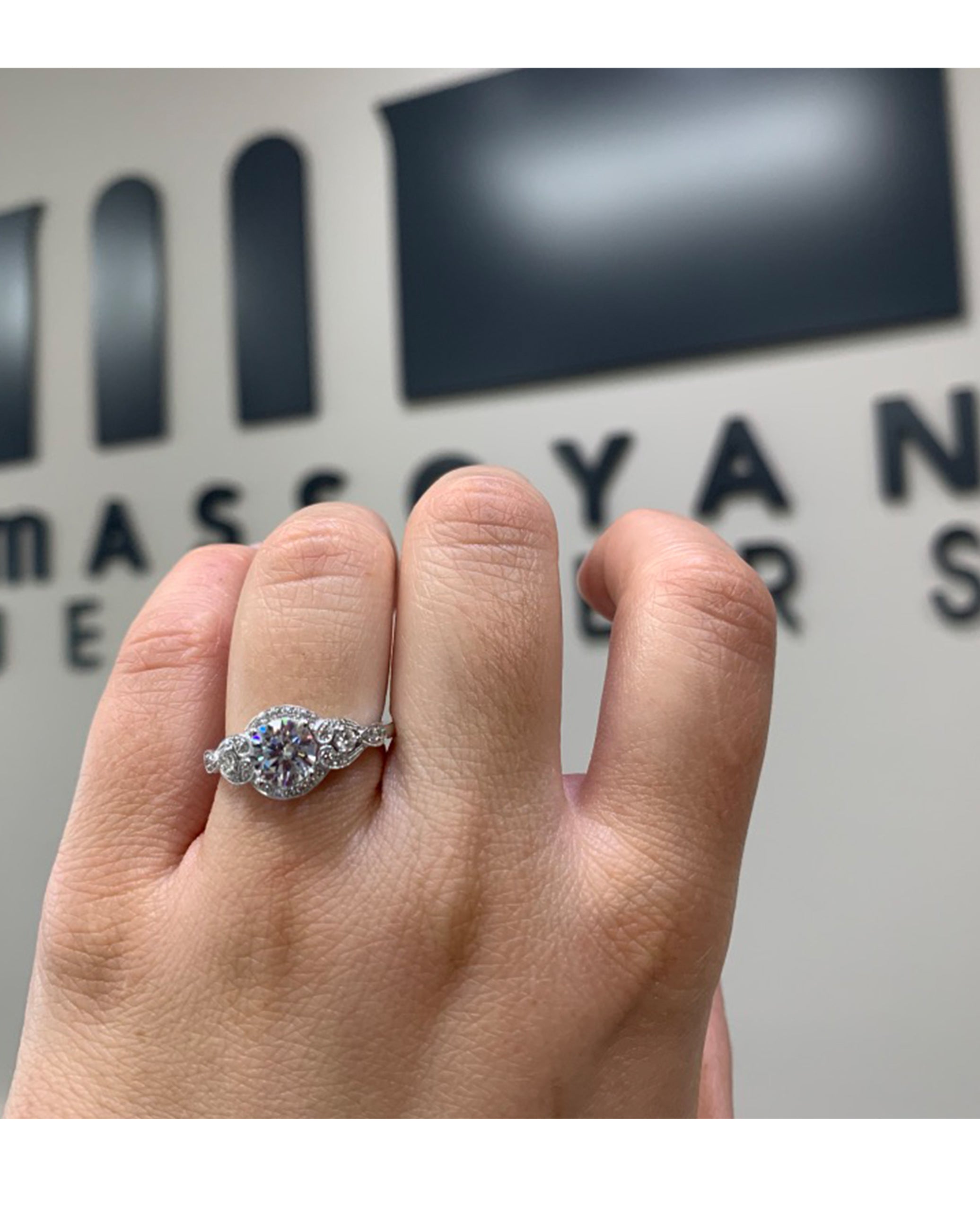 Simon G. TR665 Engagement Ring