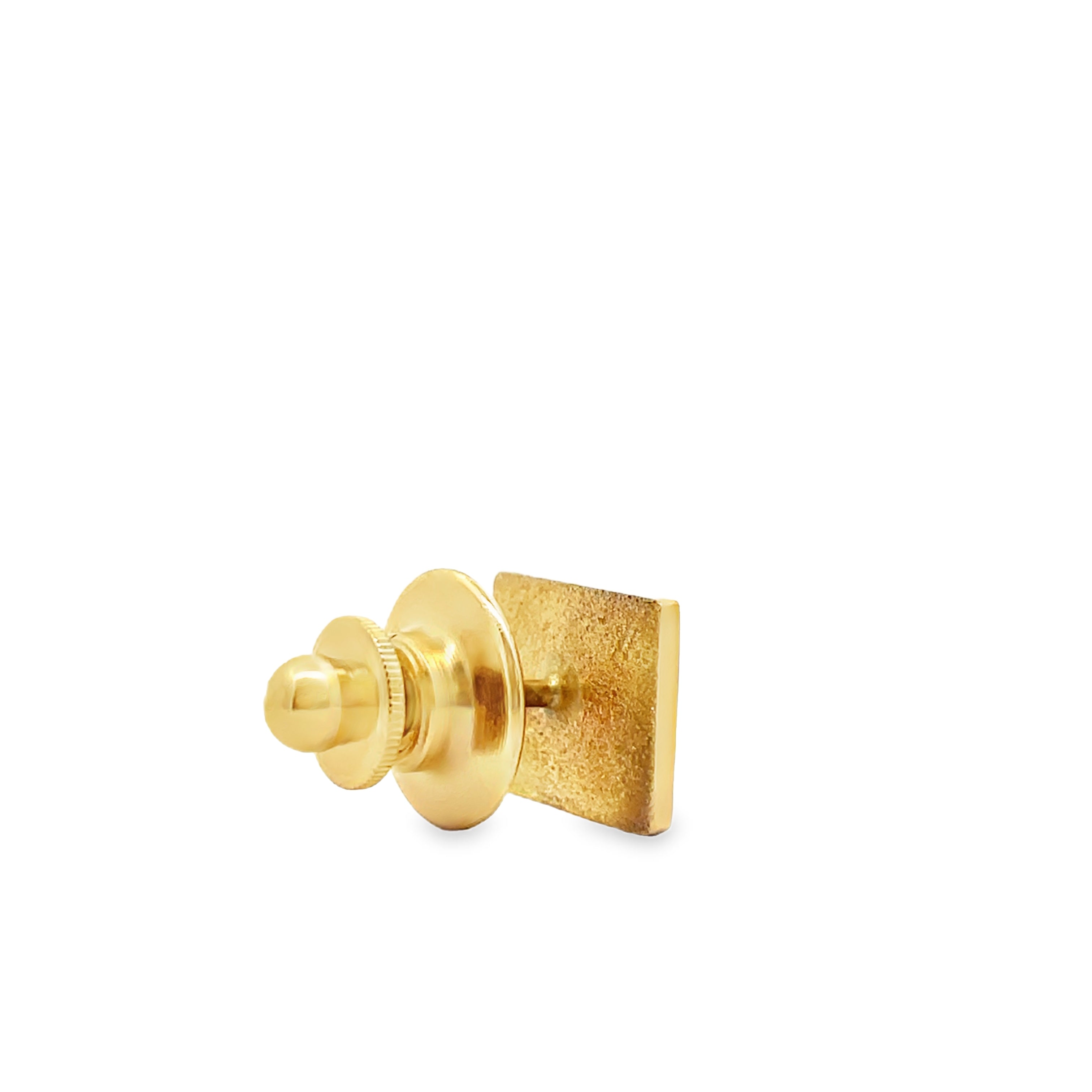 14K Yellow Gold Rectangular Tie Tack