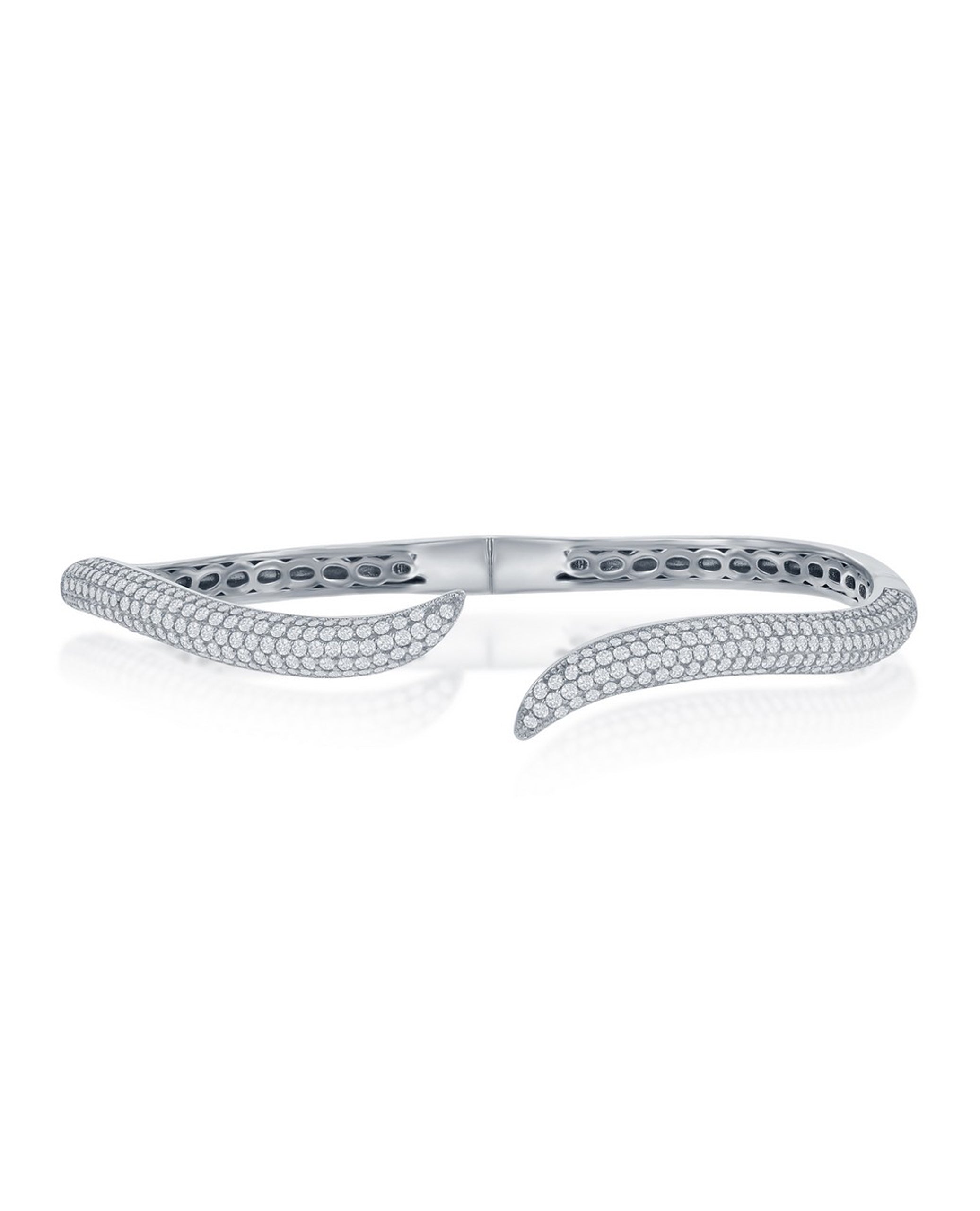 Sterling Silver Hinged Bangle Bracelet