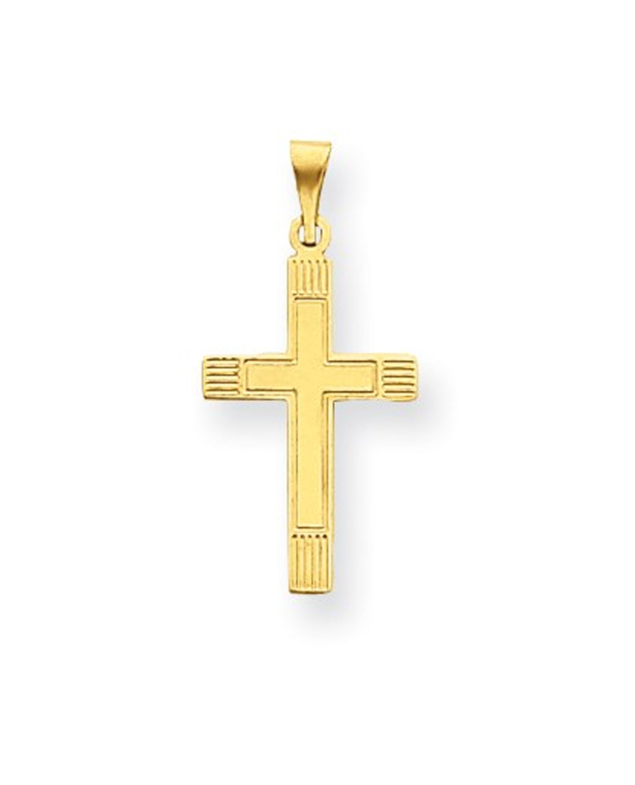 14K Yellow Gold Cross