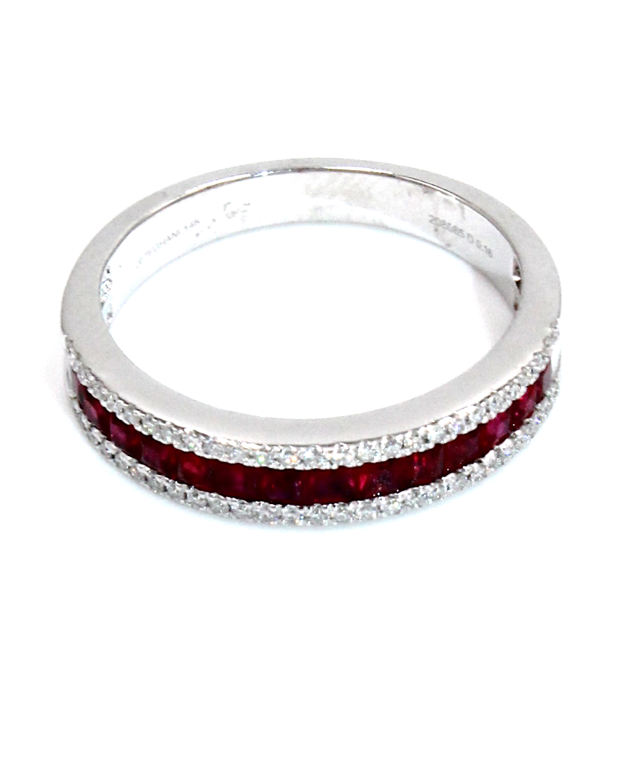 Zeghani ZR1151 Ring with Rubies