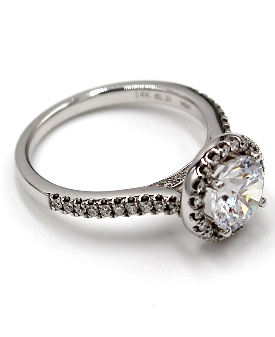 Zeghani ZR498 Engagement Ring