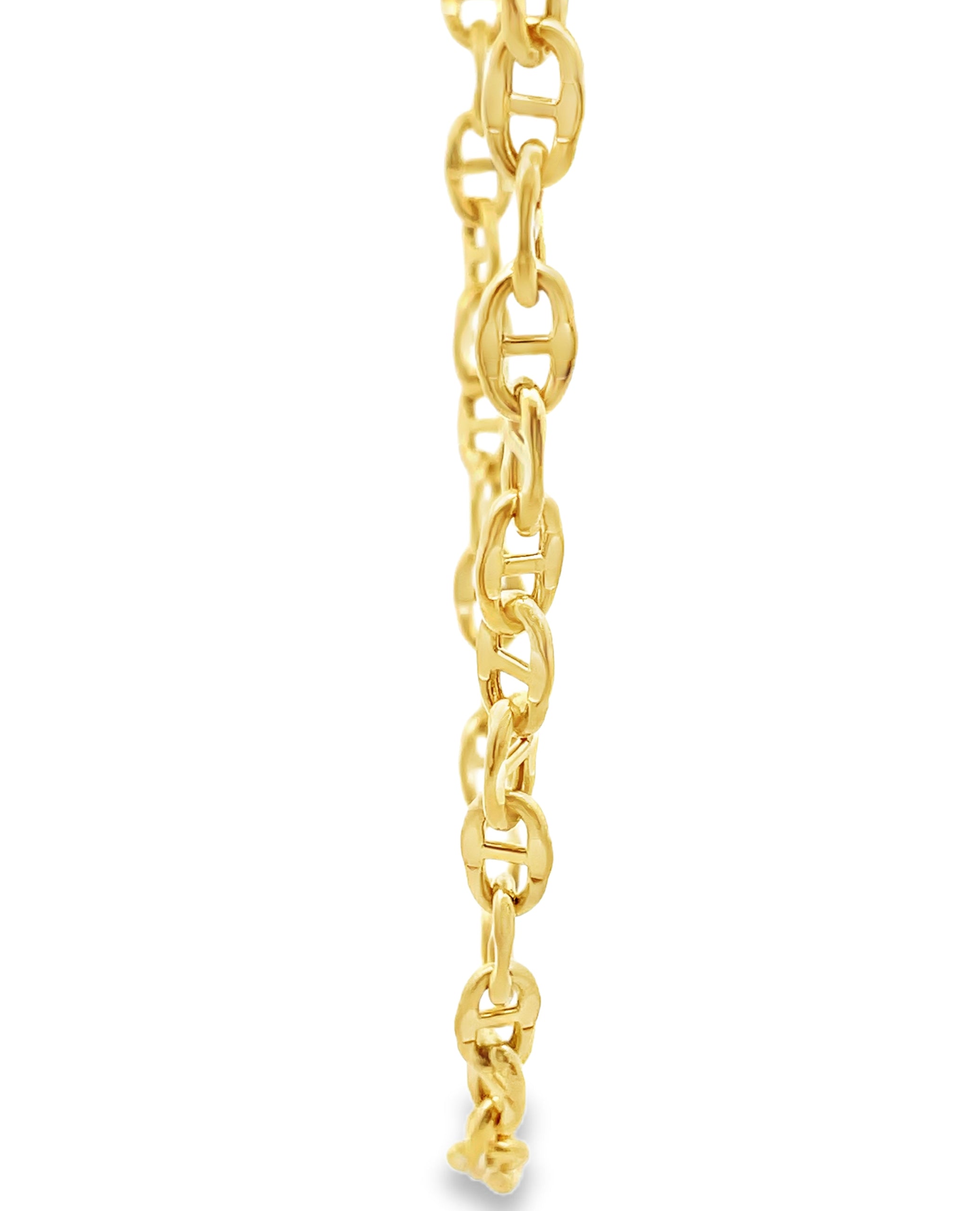 14K Yellow Gold 6.3mm Anchor Chain