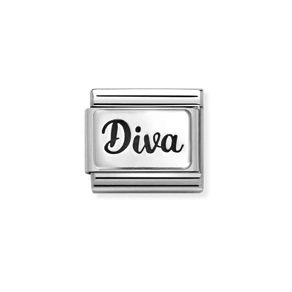 Nomination Composable Link 330111/42 Classic Plates Diva