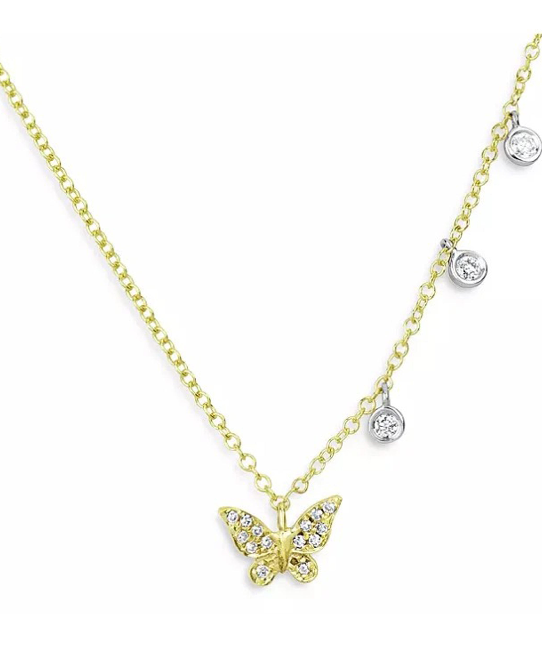 Meira T. N13134 Butterfly Necklace