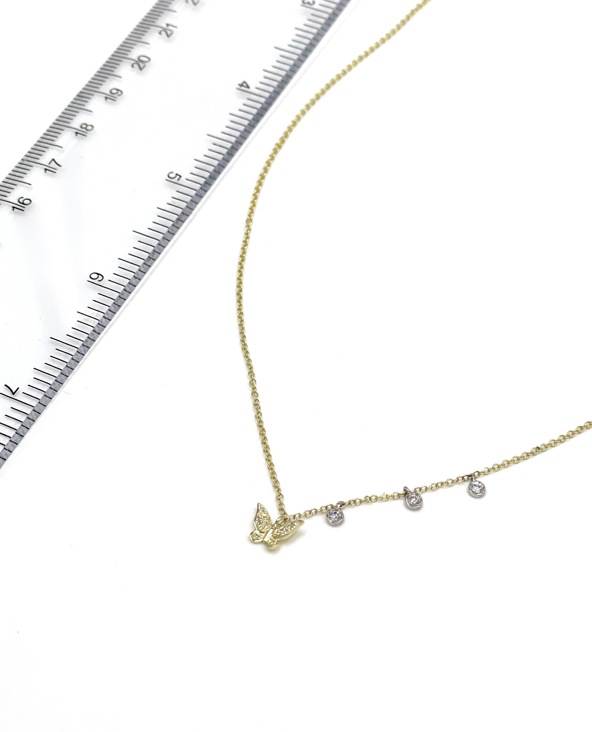 Meira T. N13134 Butterfly Necklace