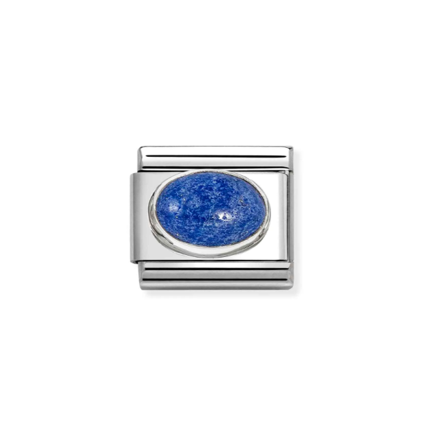 Nomination Composable Link 330510/09 Lapis Stone in 925 Sterling Silver