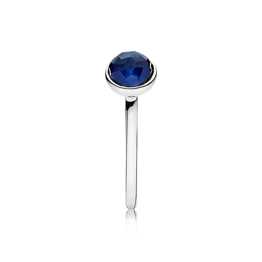 Pandora 191012SSA Ring September Droplet, Synthetic Sapphire