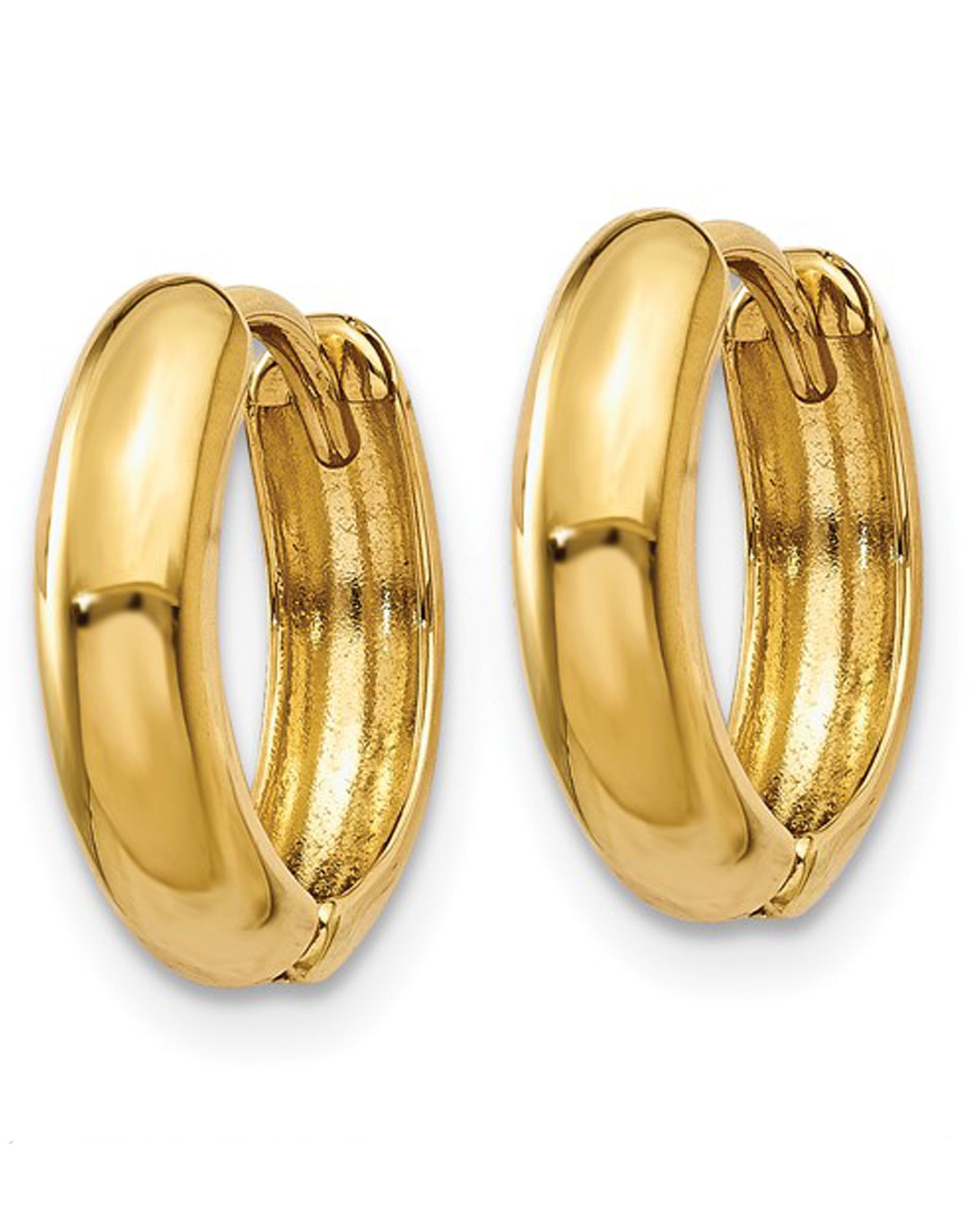 14K Yellow Gold Small Hoop Earrings