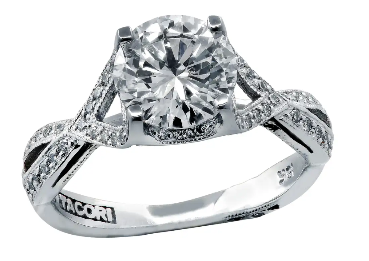 Tacori 2565 SMRD Ribbon Engagement Ring