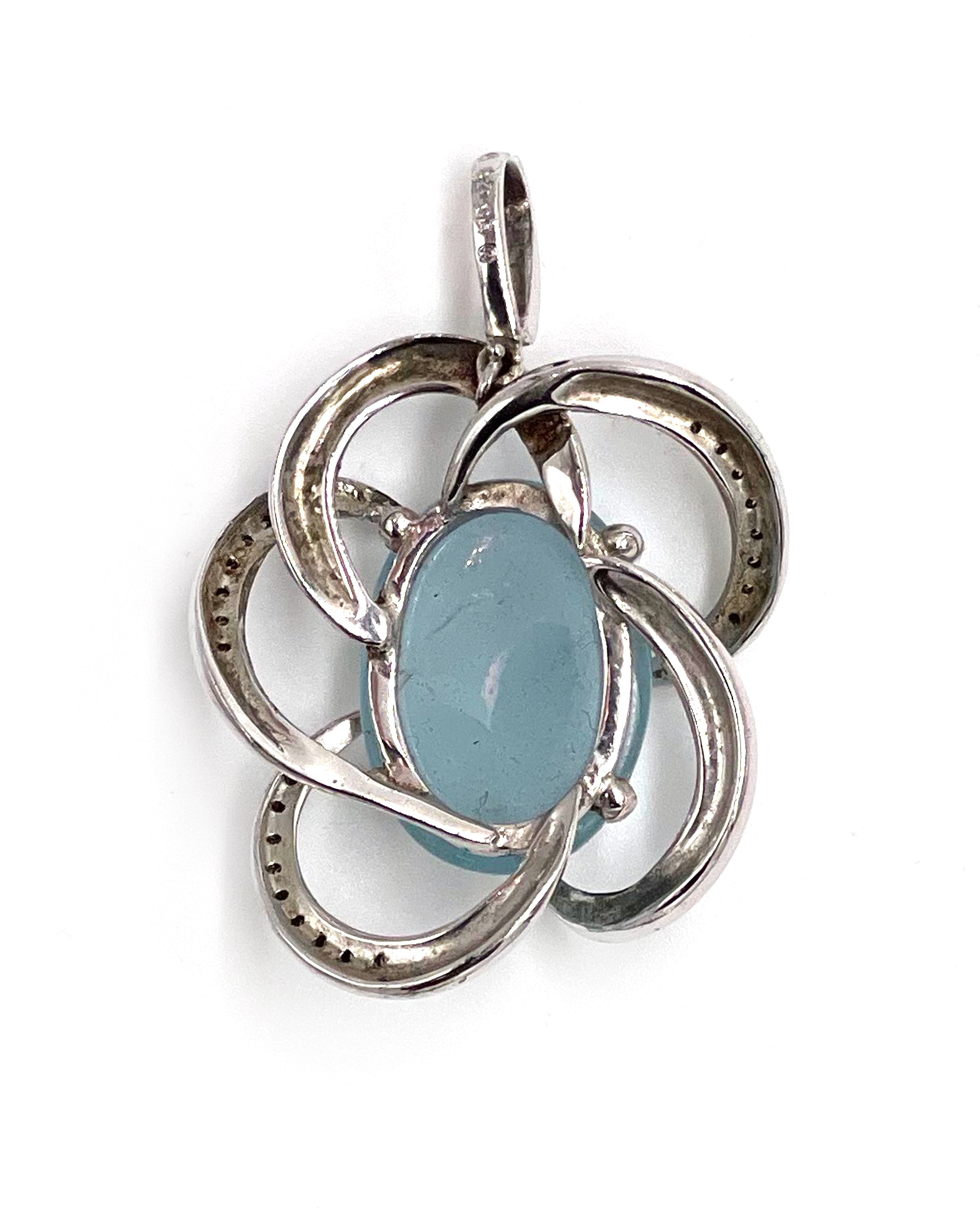 Pre-owned 18K White Gold Pendant by Ilias Lalaounis