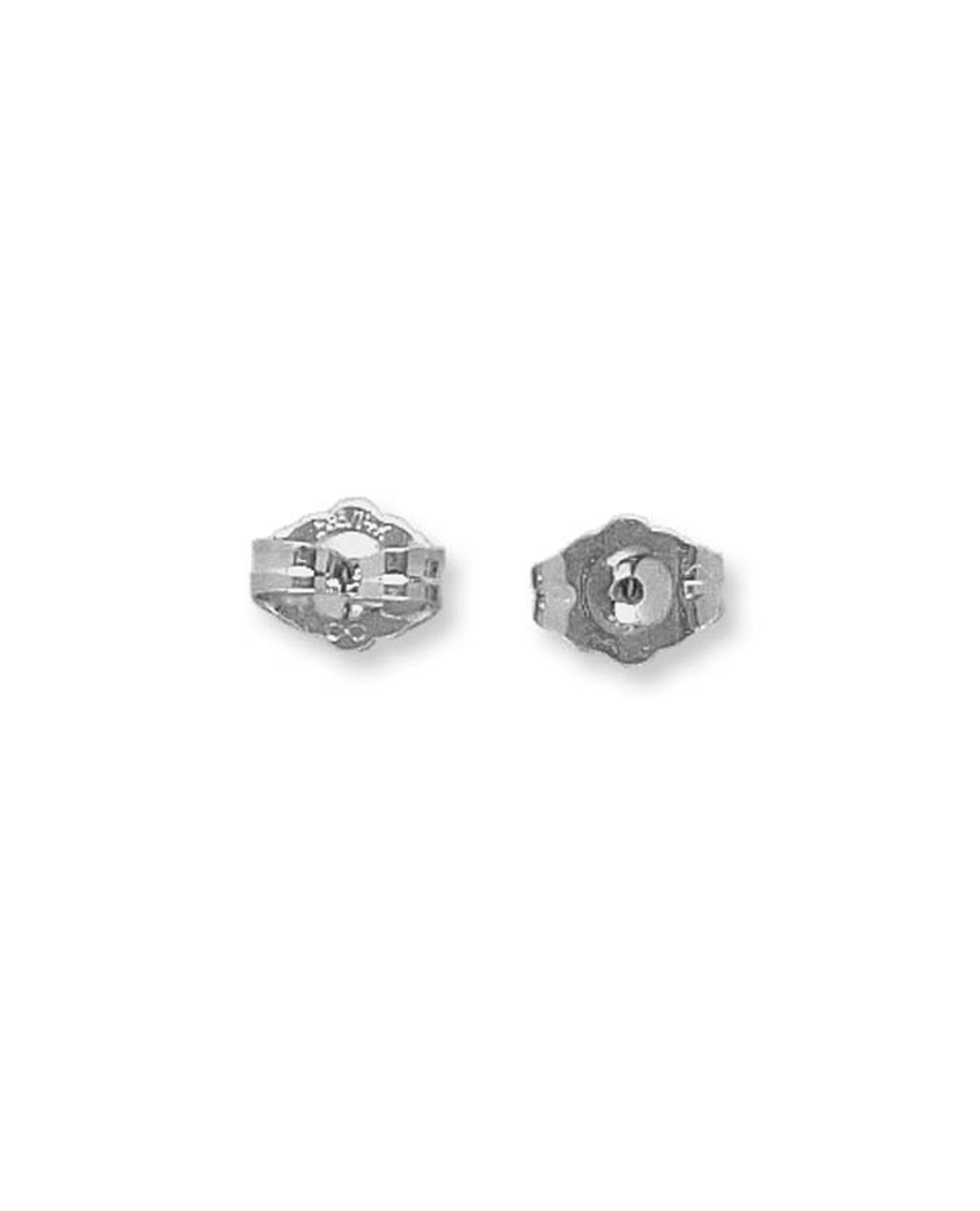 14K White Gold Small Earring Back